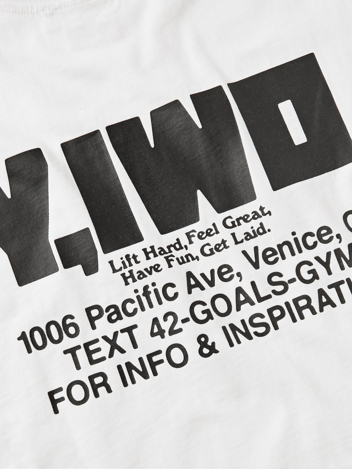 Shop Y,iwo Logo-print Cotton-jersey T-shirt In White