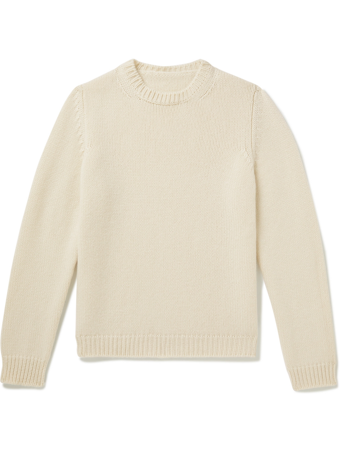 Anderson & Sheppard Cashmere Sweater In Neutrals