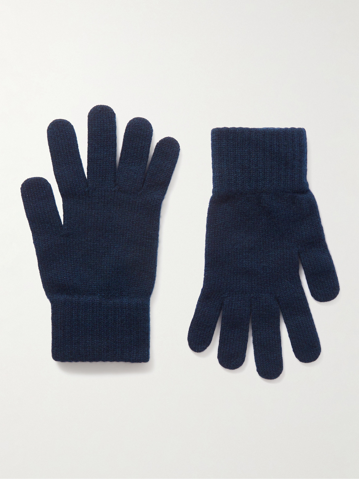 Anderson & Sheppard Cashmere Gloves In Blue