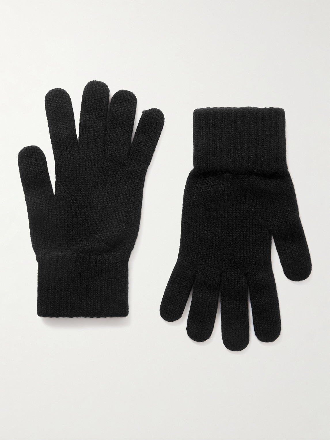 Anderson & Sheppard Cashmere Gloves In Black
