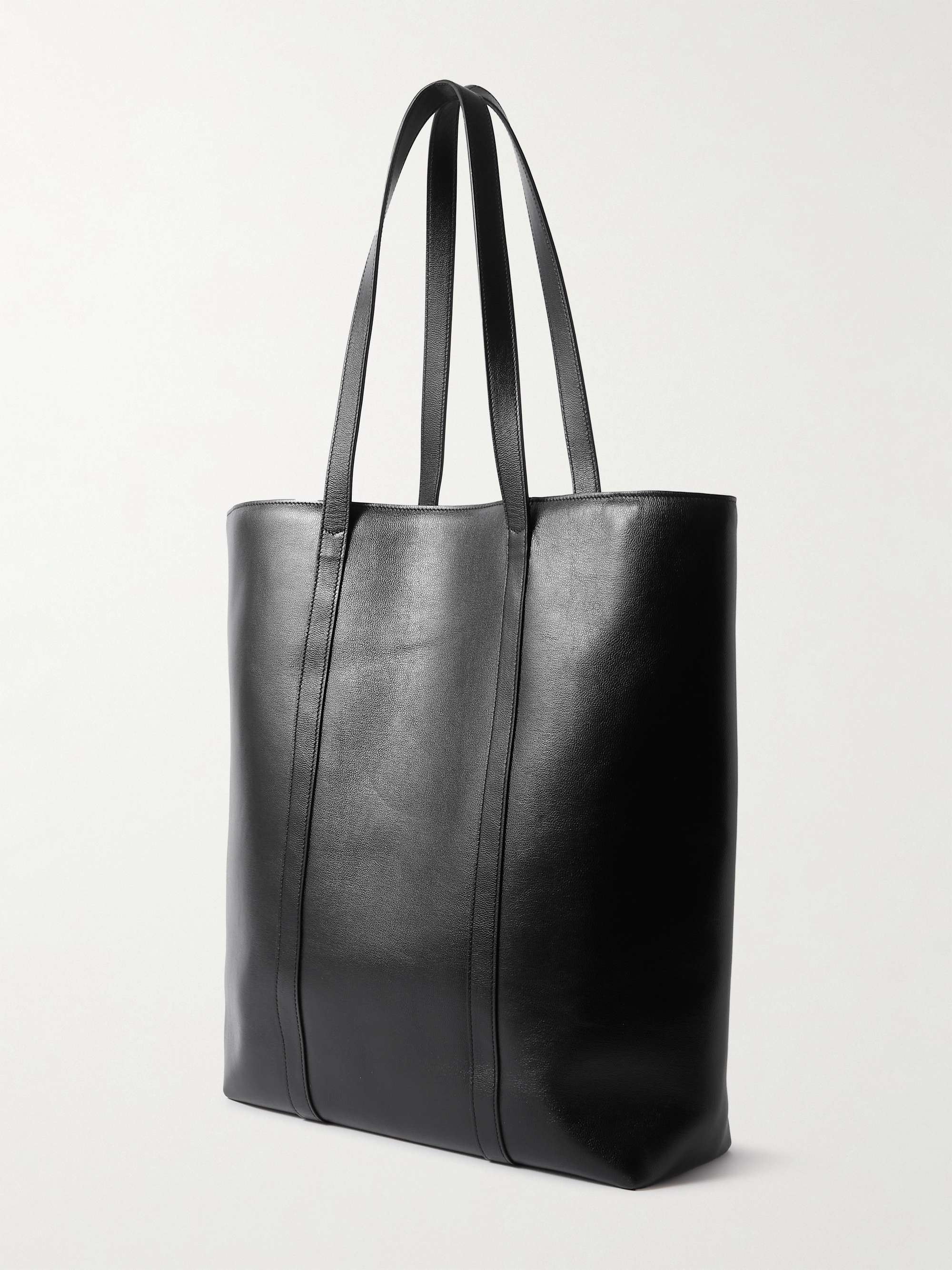 CELINE HOMME Museum Leather Tote Bag