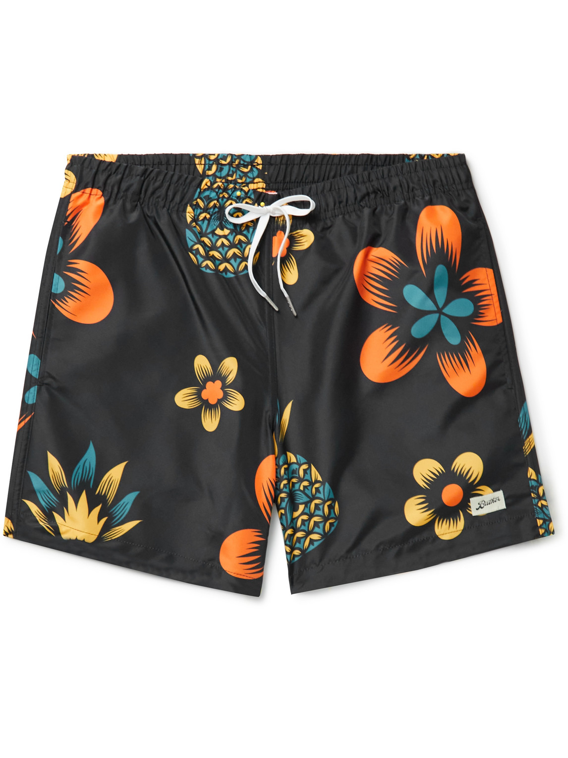 Bather Straight-Leg Mid-Length Floral-Print Swim Shorts
