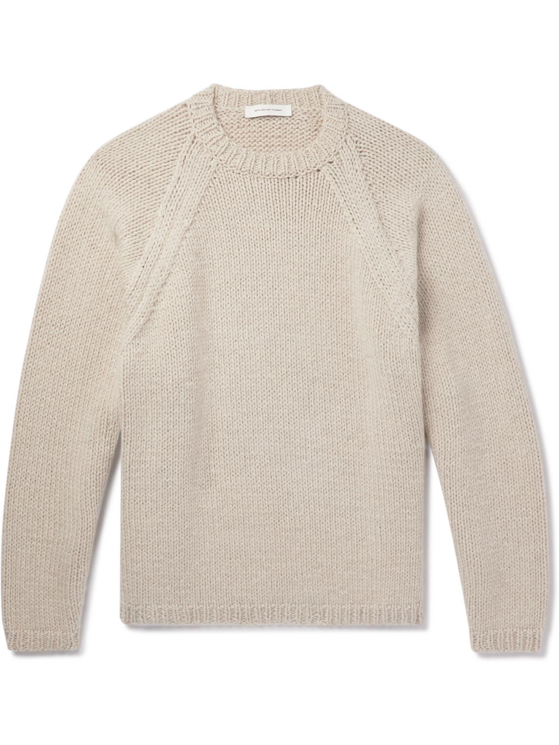Applied Art Forms Em1-2 Wool-blend Sweater In Neutrals