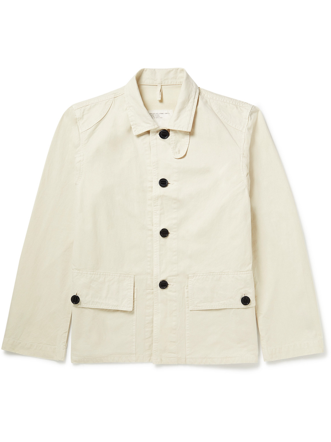 Applied Art Forms Chore Jacket In Cream