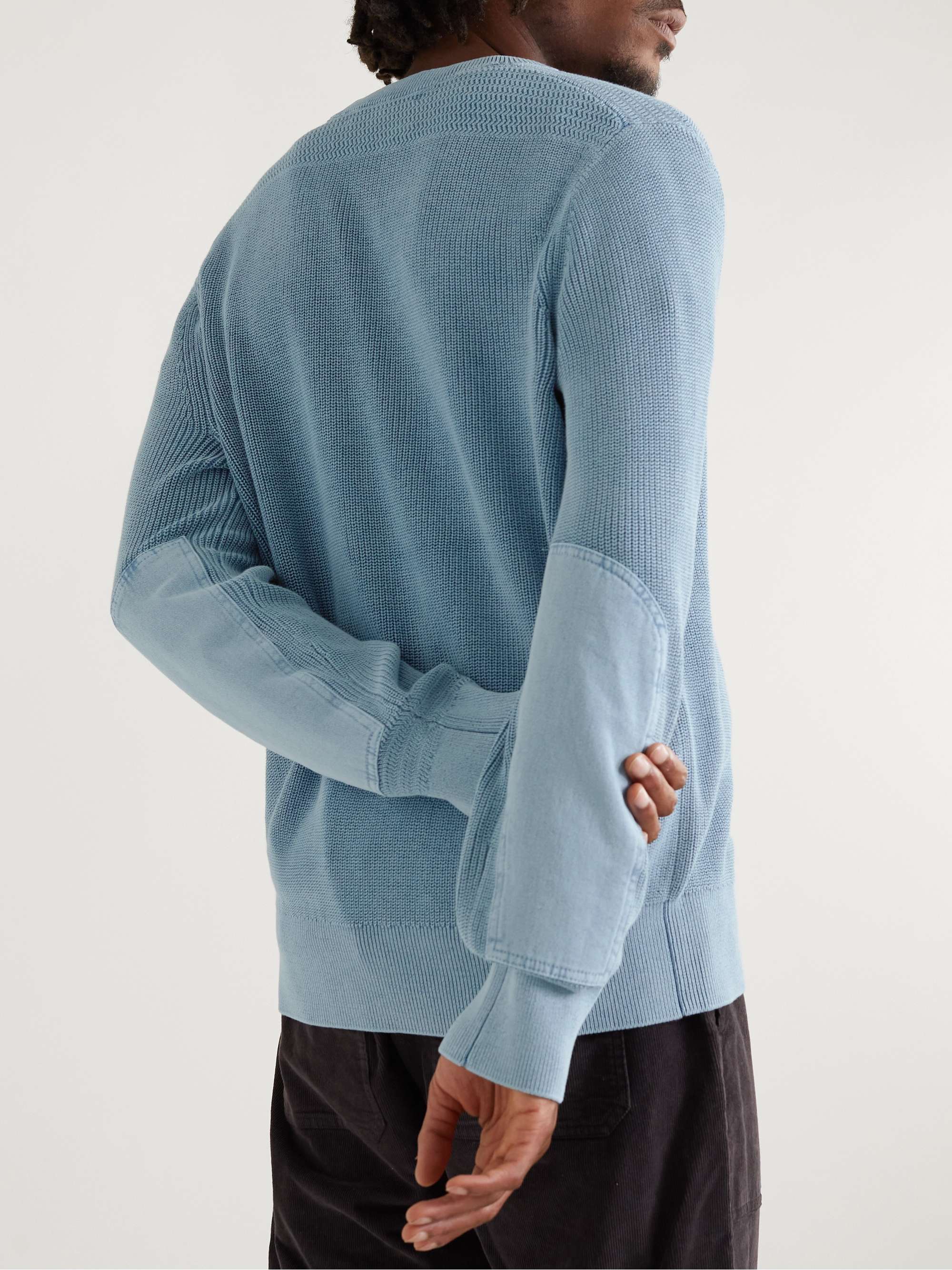 Blue Dexter Ribbed Cotton Sweater | RAG & BONE | MR PORTER