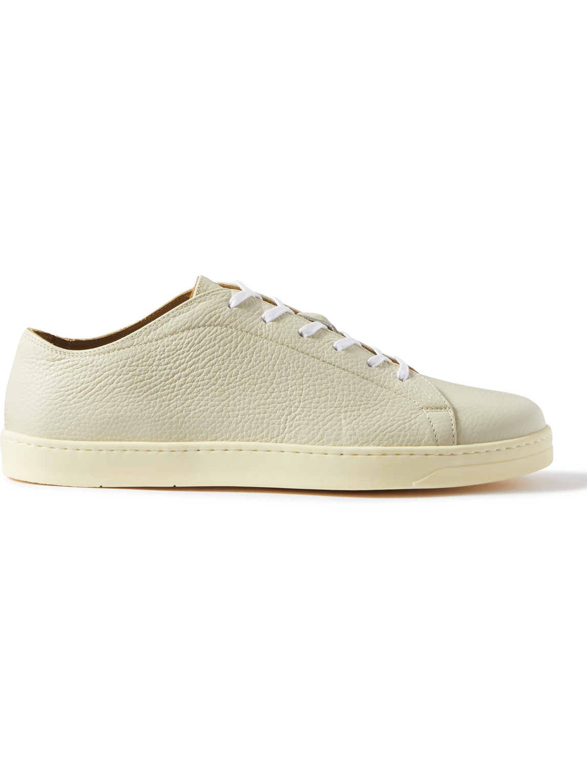 George Cleverley Full-grain Leather Sneakers In Neutrals