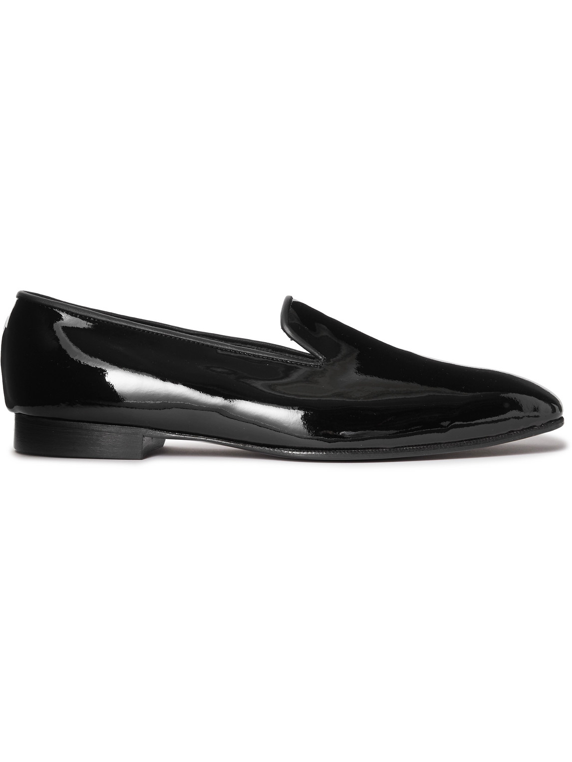 George Cleverley Windsor Patent-leather Loafers In Black
