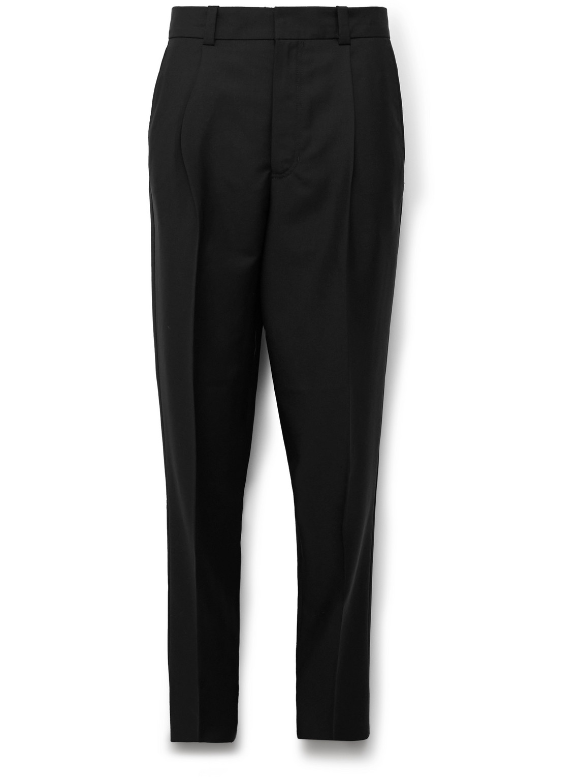 Acne Studios Porter Slim-Fit Pleated Wool and Mohair-Blend Trousers
