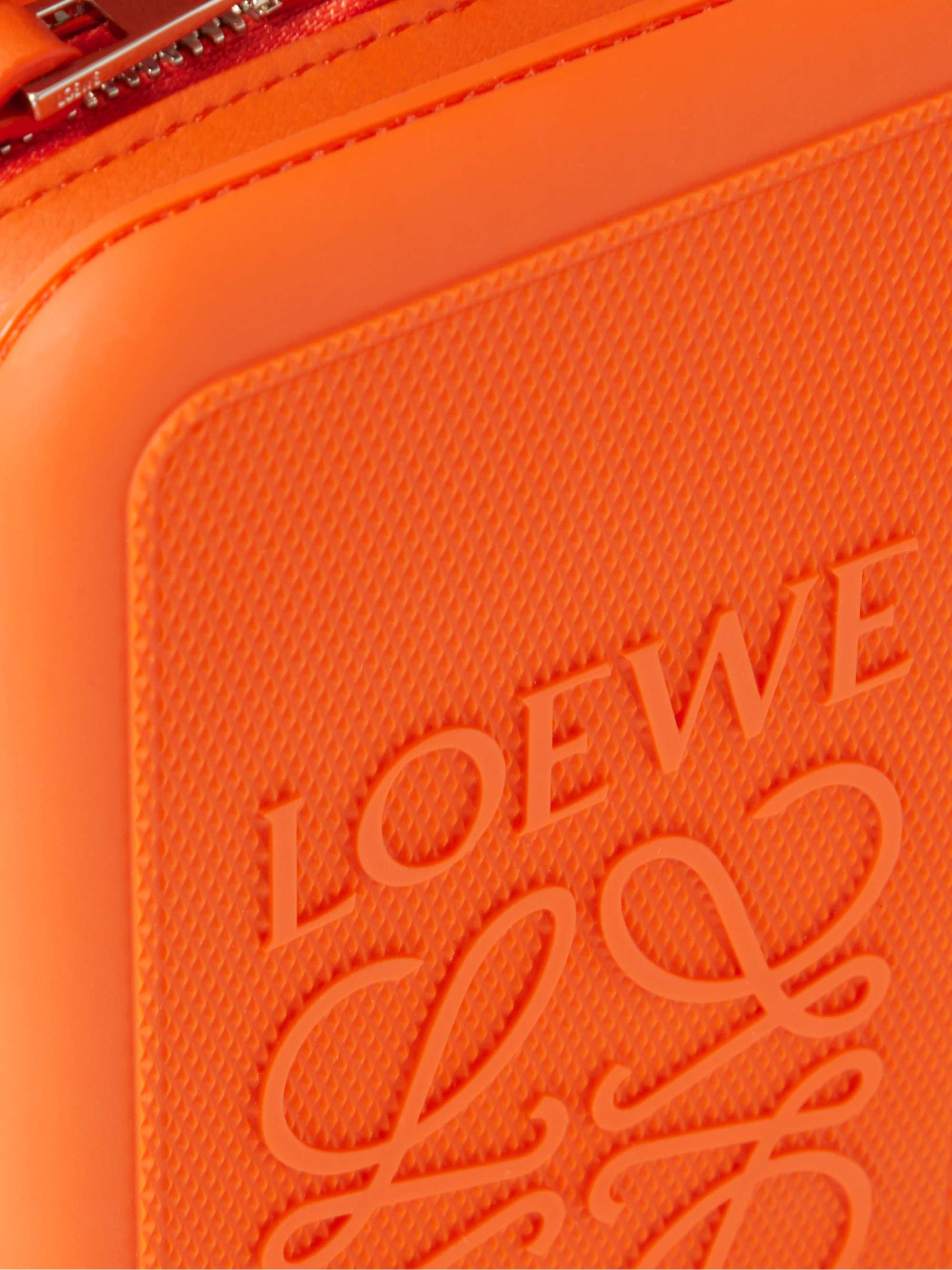 LOEWE Molded Logo-Debossed Rubber Messenger Bag