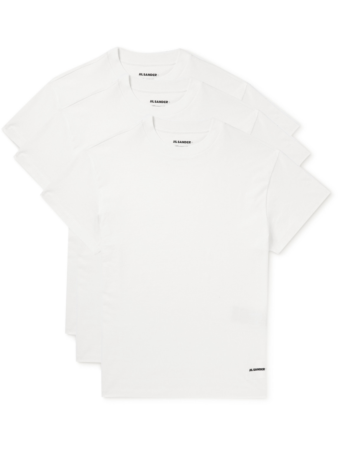Jil Sander Set of Three Organic Cotton-Jersey T-Shirt