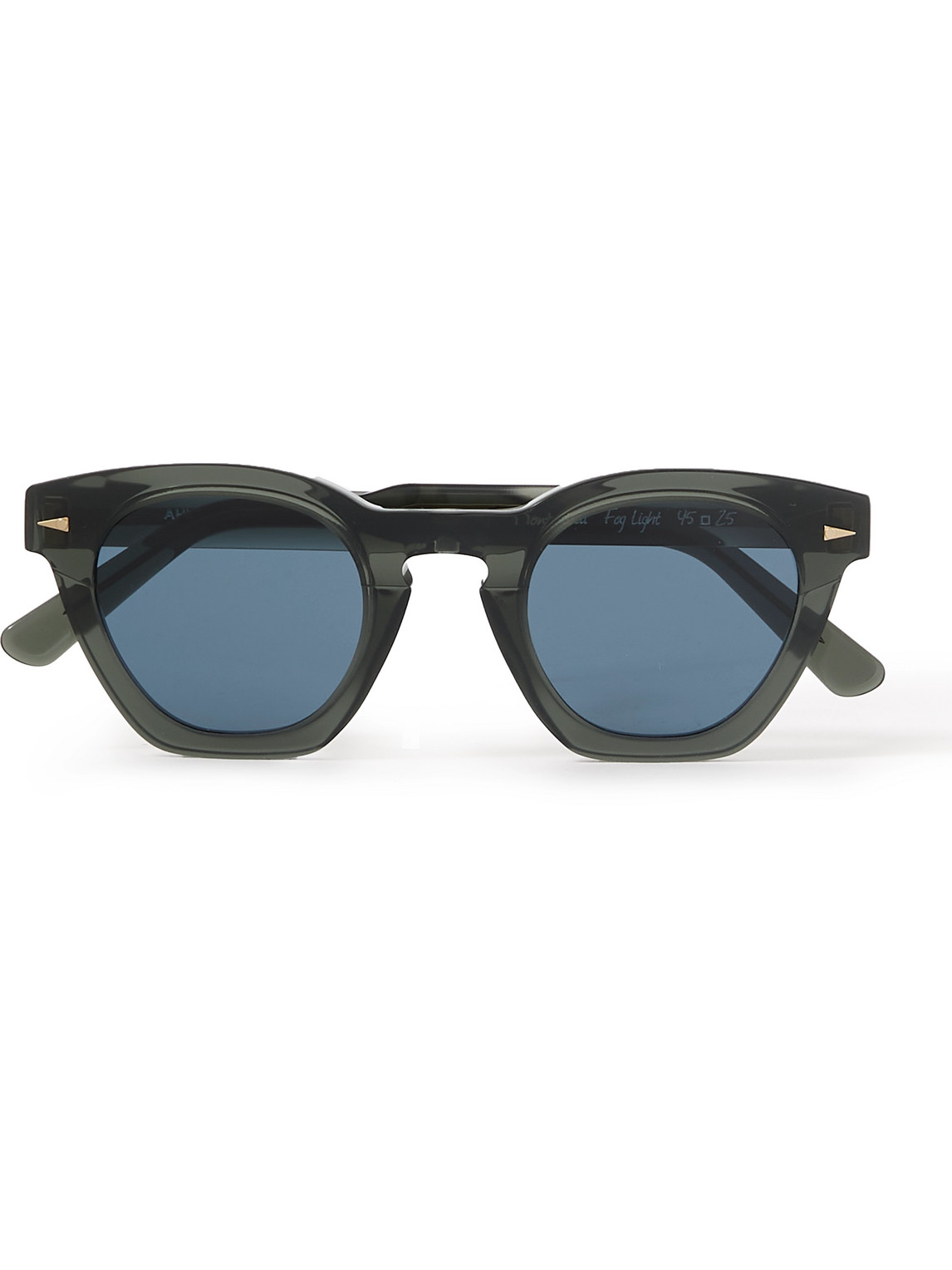 Ahlem Montorgueil Round-frame Acetate Sunglasses In Gray