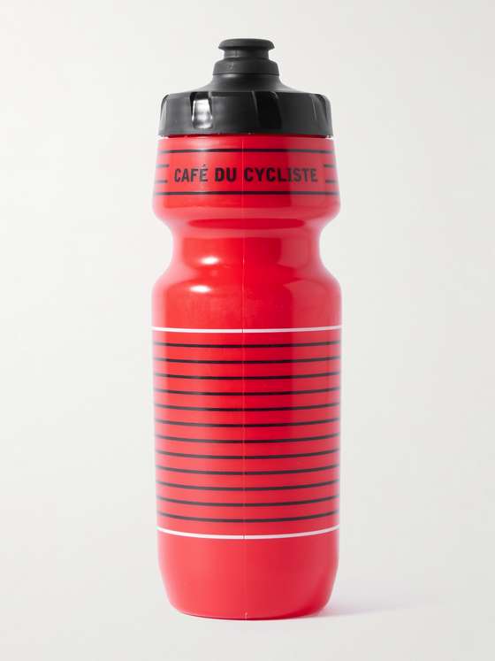 mrporter.com | Cafe du cycliste logo-print striped water bottle