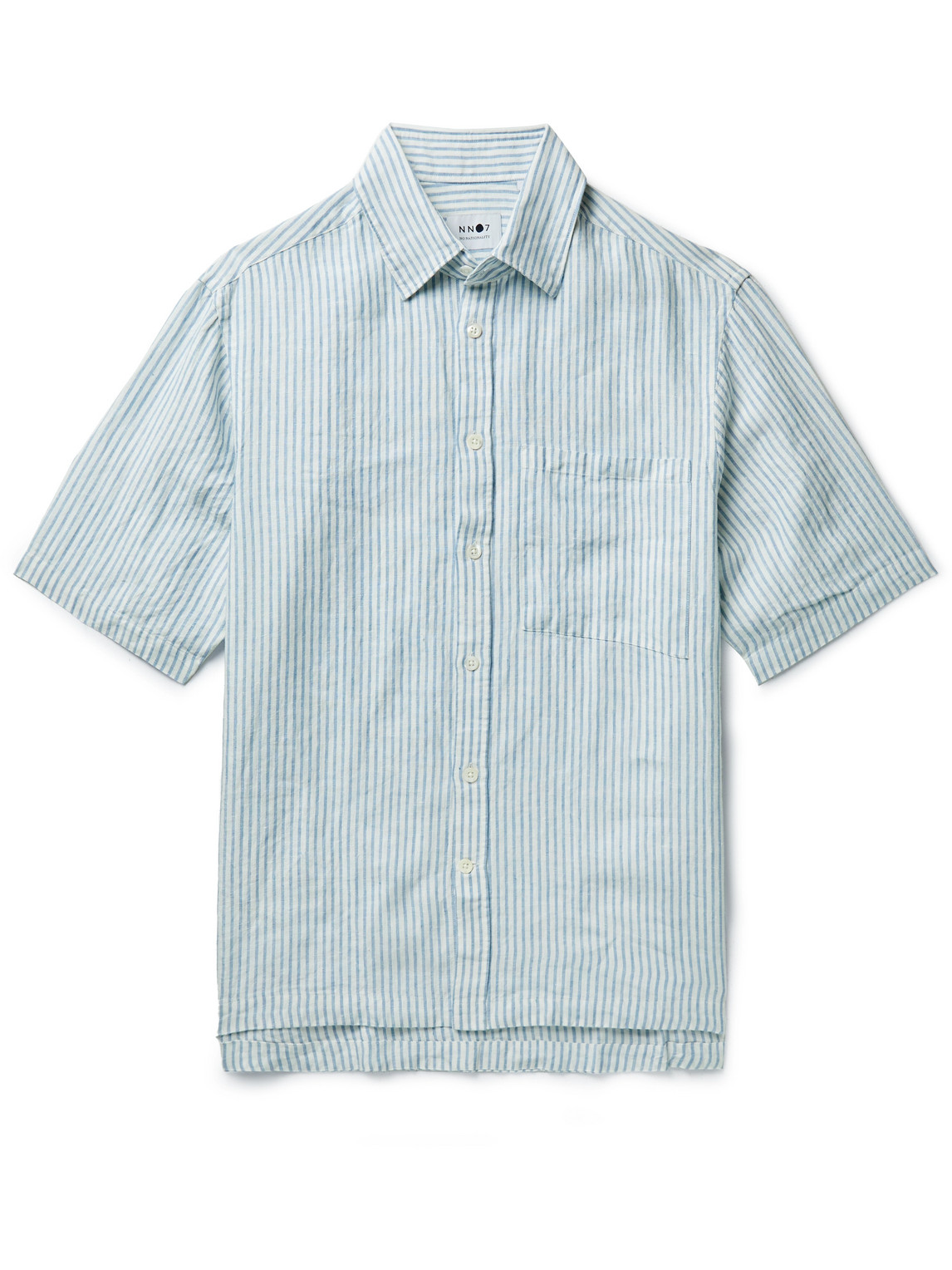 NN07 Striped Linen Shirt