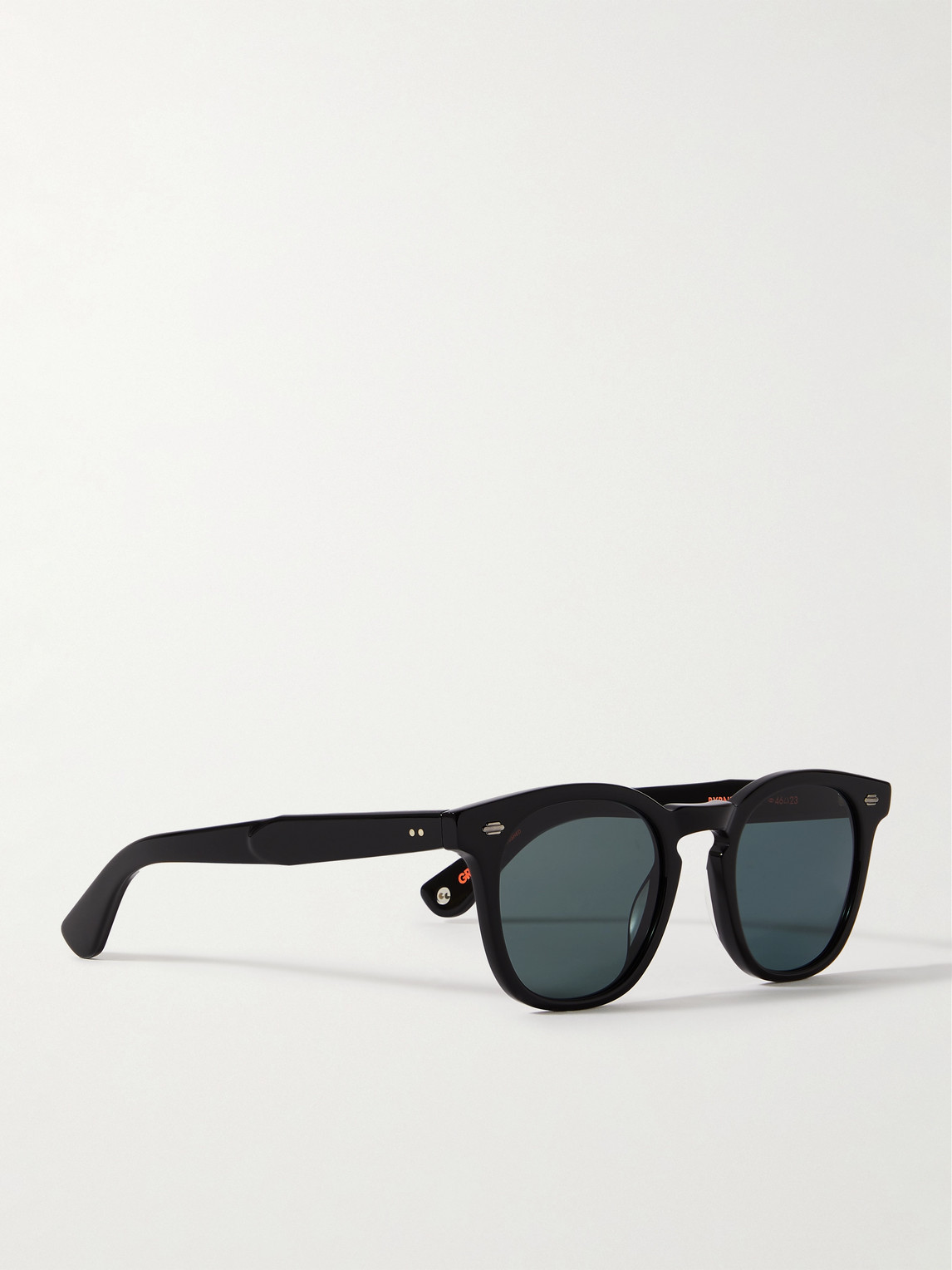 Shop Garrett Leight California Optical Byrne Sun Round-frame Tortoiseshell Acetate Sunglasses In Black