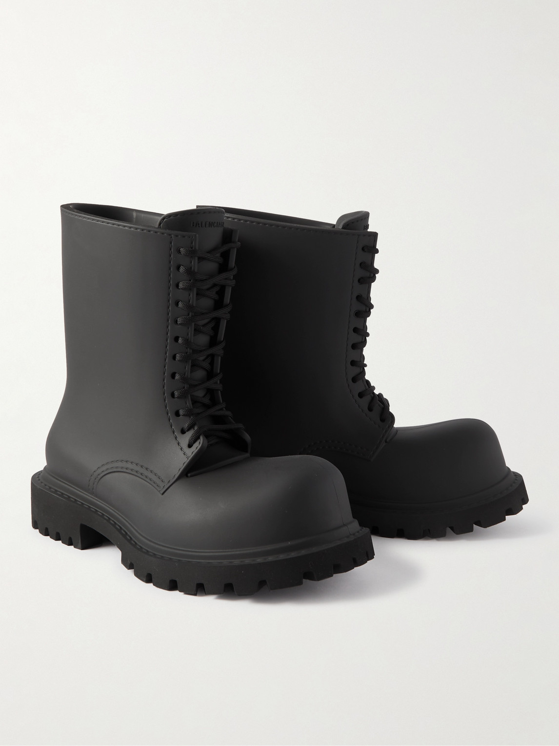 Balenciaga Steroid Lace-up Boots In Black | ModeSens