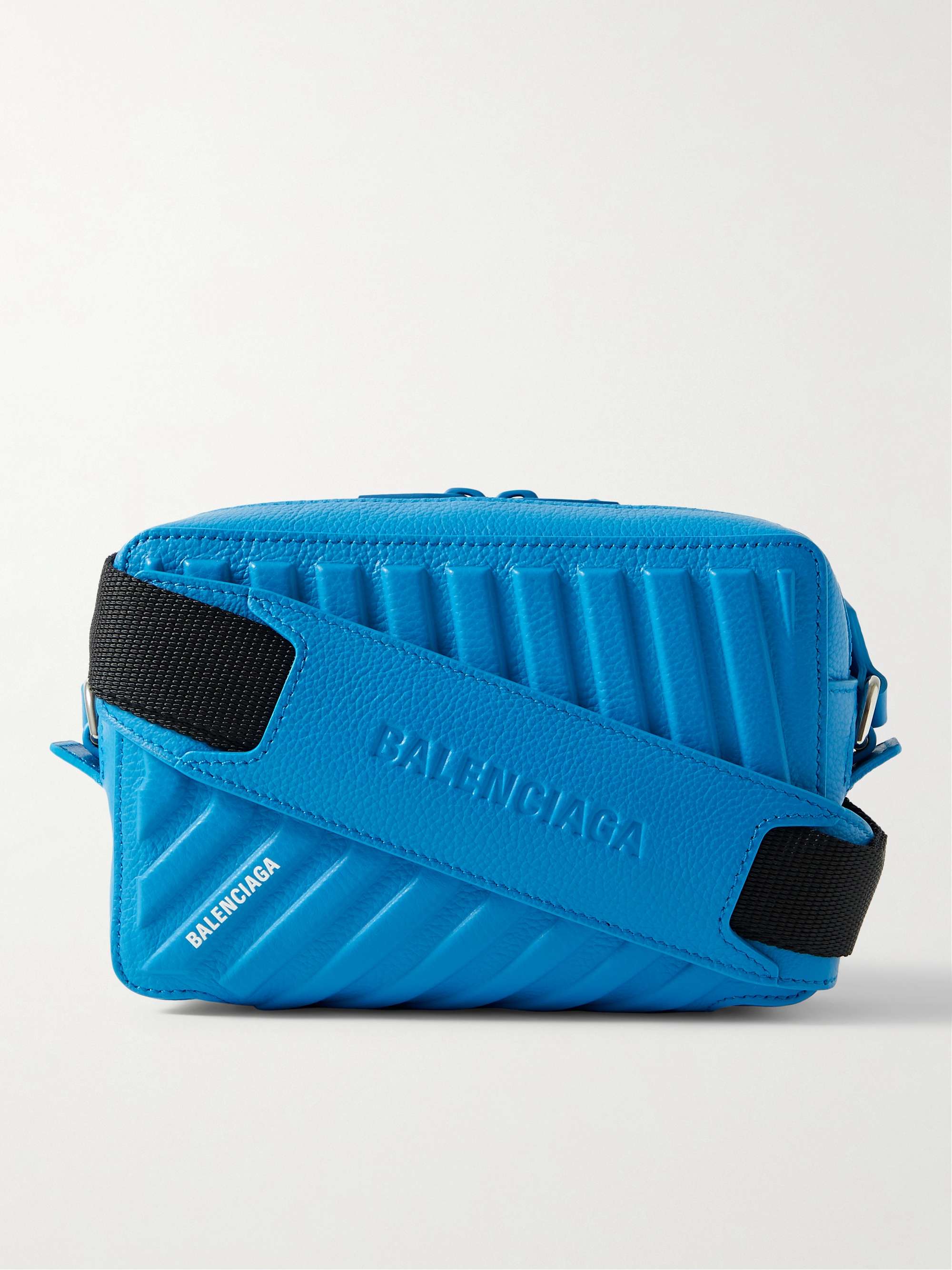 BALENCIAGA Full-Grain Leather Camera Bag
