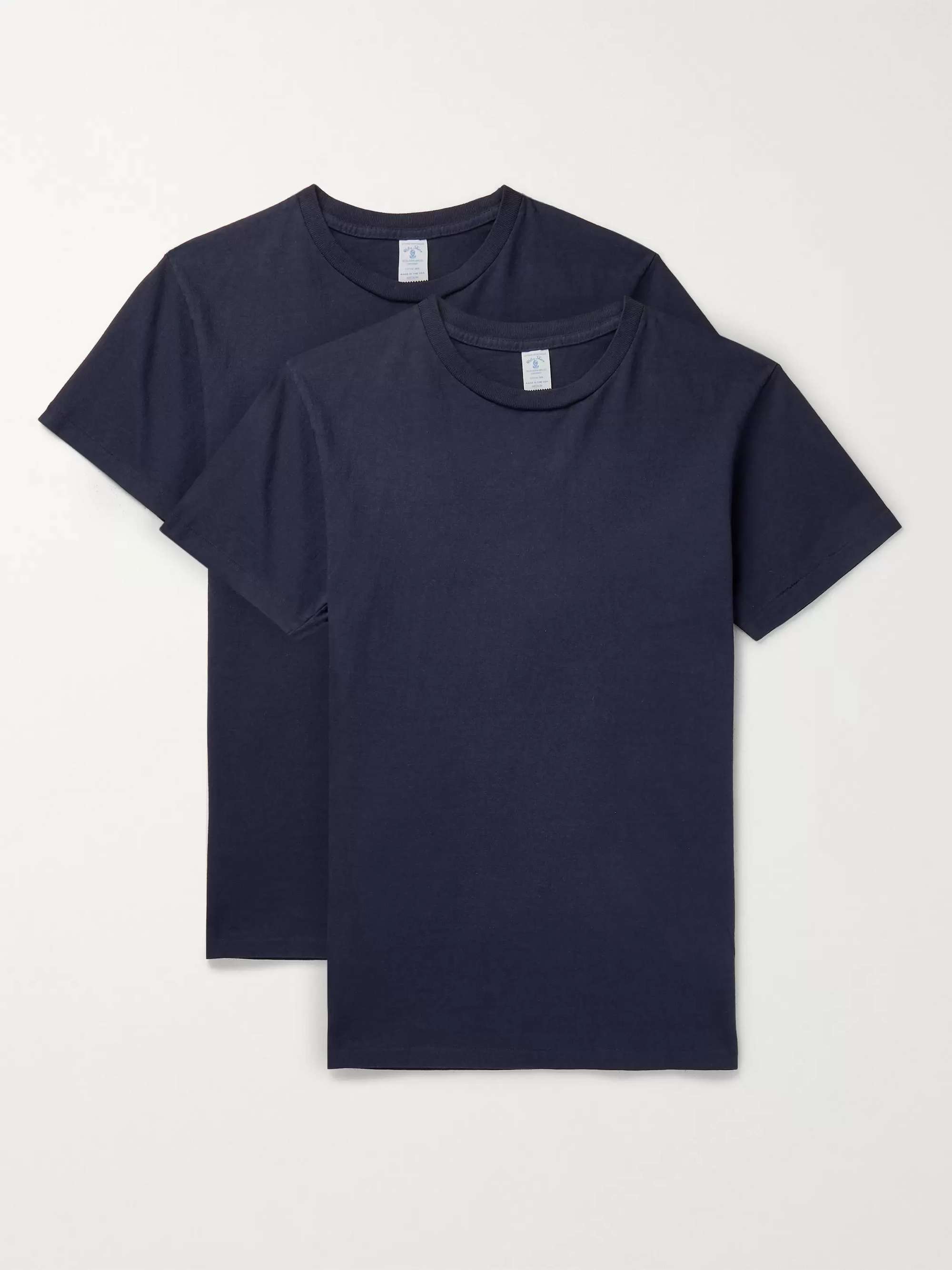 VELVA SHEEN Two-Pack Cotton-Jersey T-Shirts