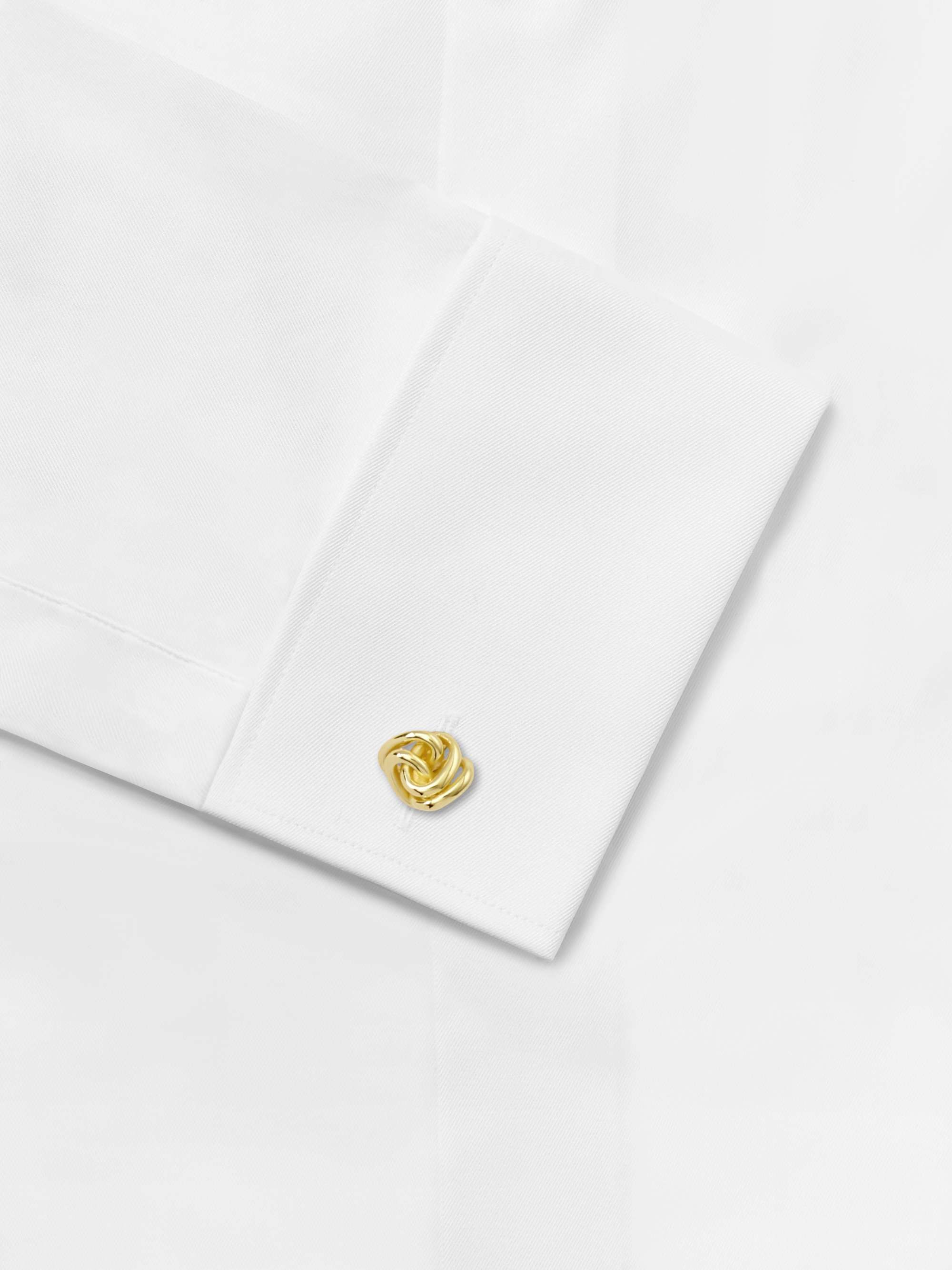 LANVIN Knotted Gold-Plated Cufflinks