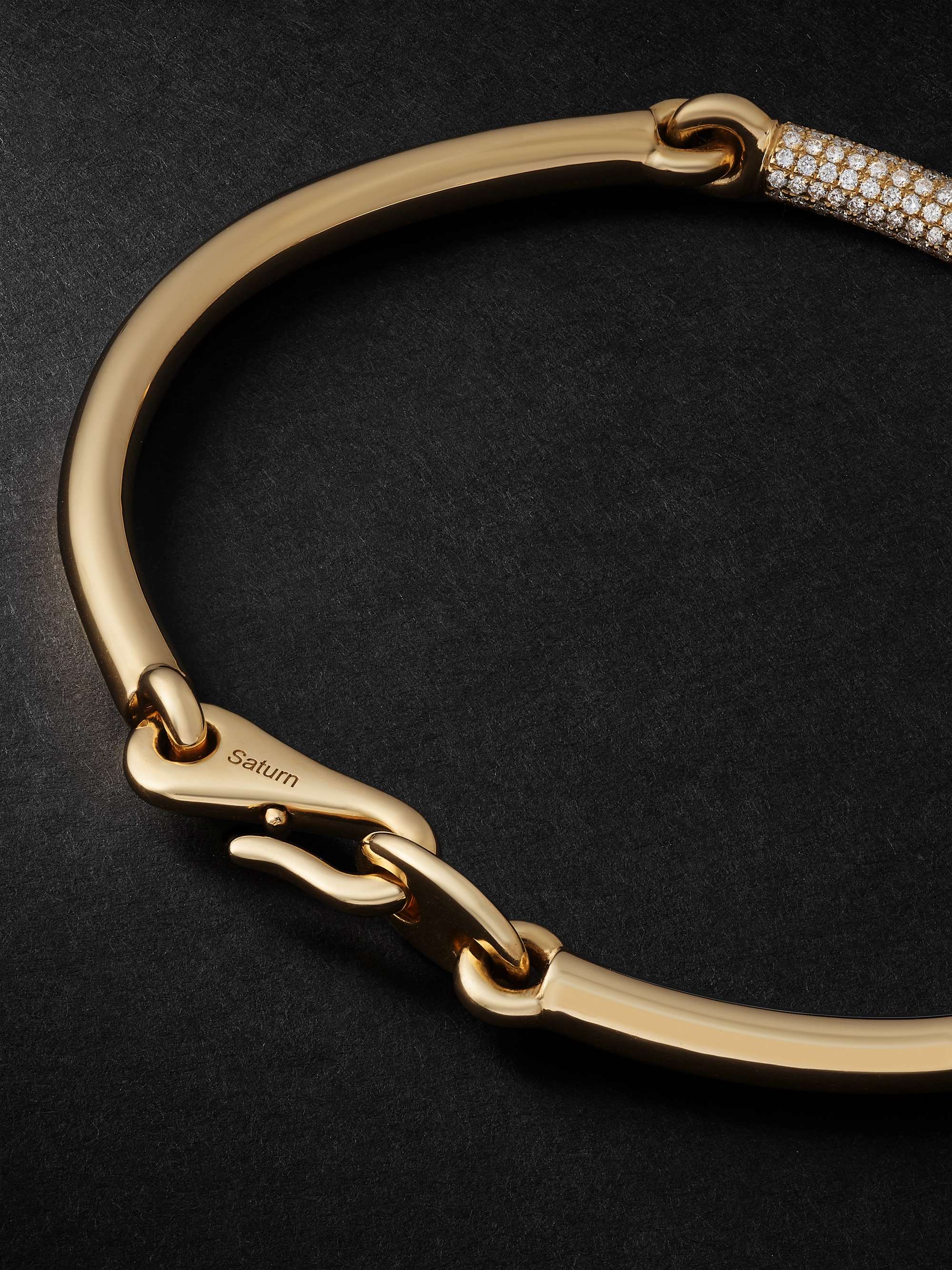 Mens Jewellery Bracelets MAOR The Solstice 18-karat Gold Diamond Bracelet in Metallic for Men 