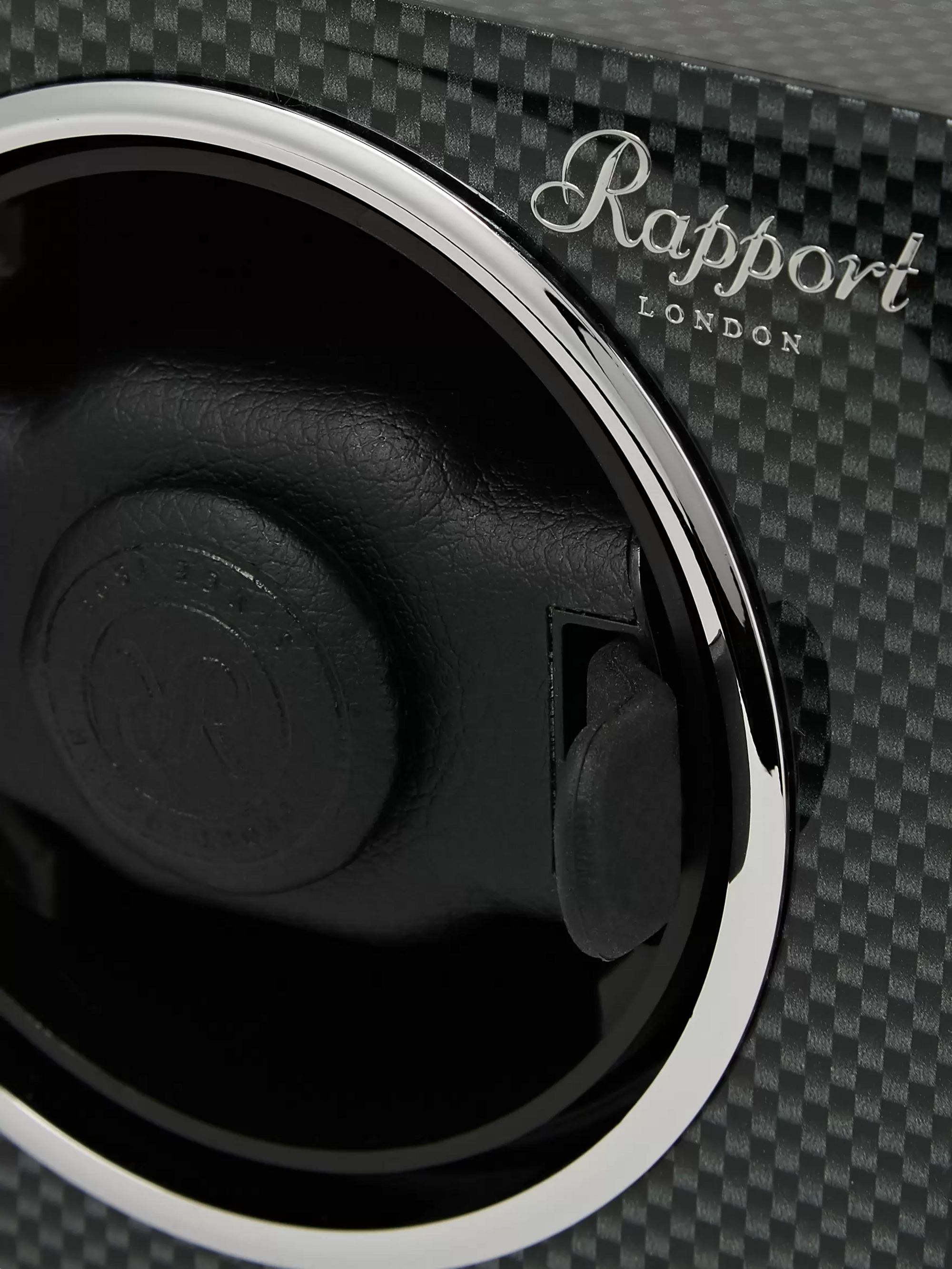 RAPPORT LONDON Evo Cube Lacquered Wood Watch Winder