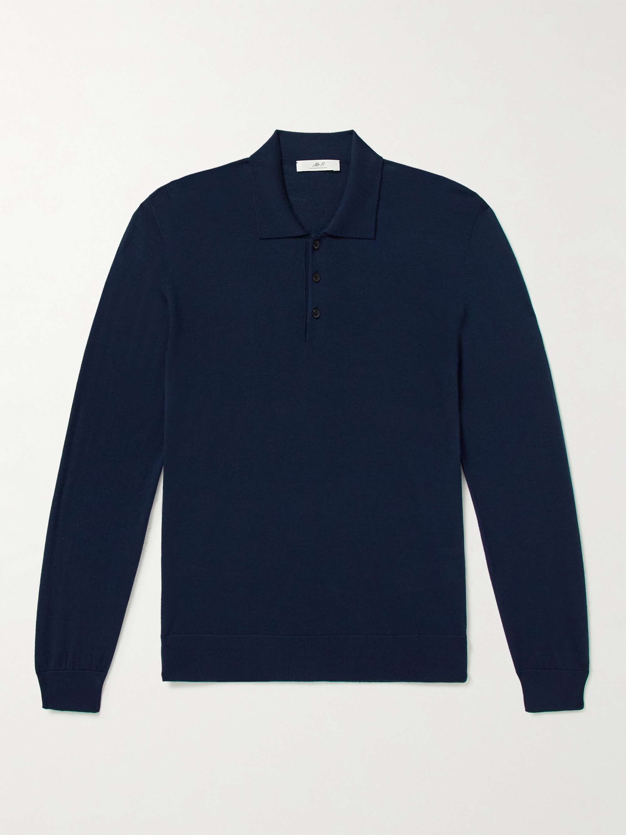 MR P. Cashmere and Silk-Blend Polo Shirt
