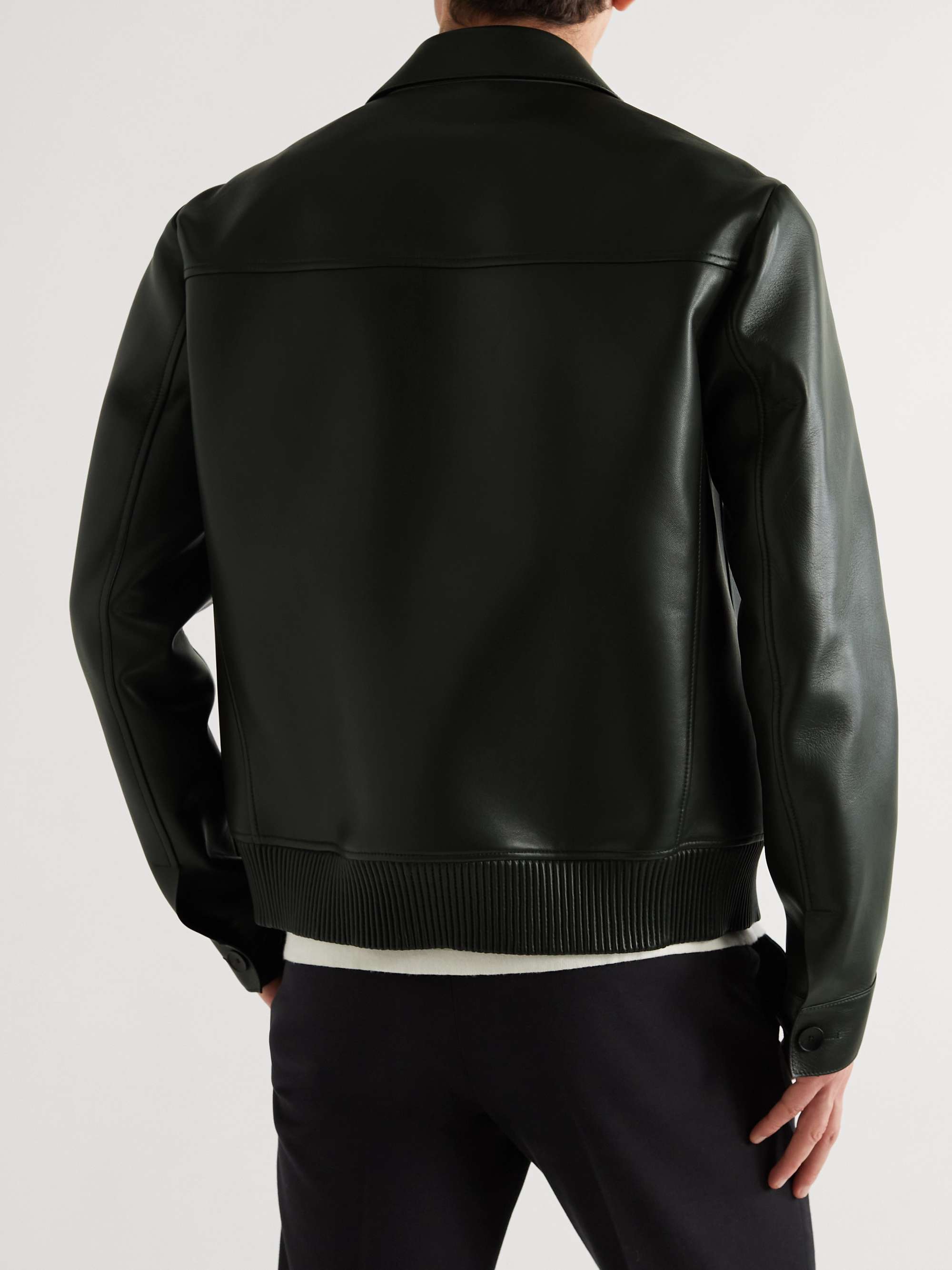 MR P. Leather Blouson Jacket