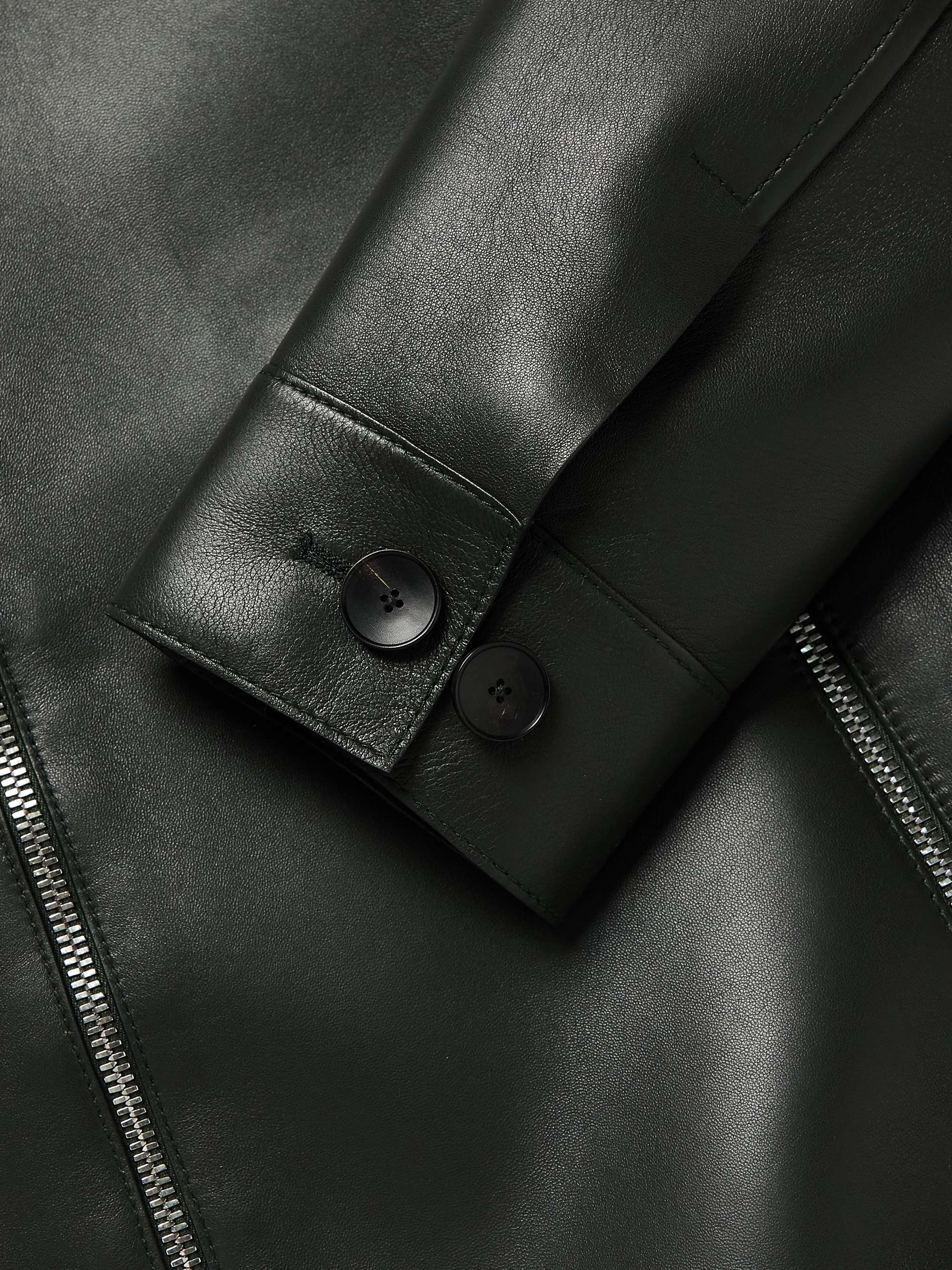 MR P. Leather Blouson Jacket