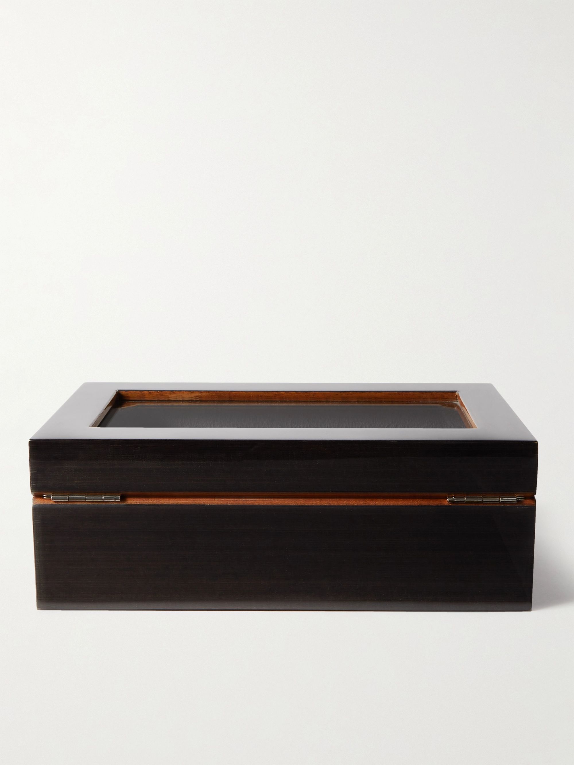 RAPPORT LONDON Optic Lacquered Wood Watch Box