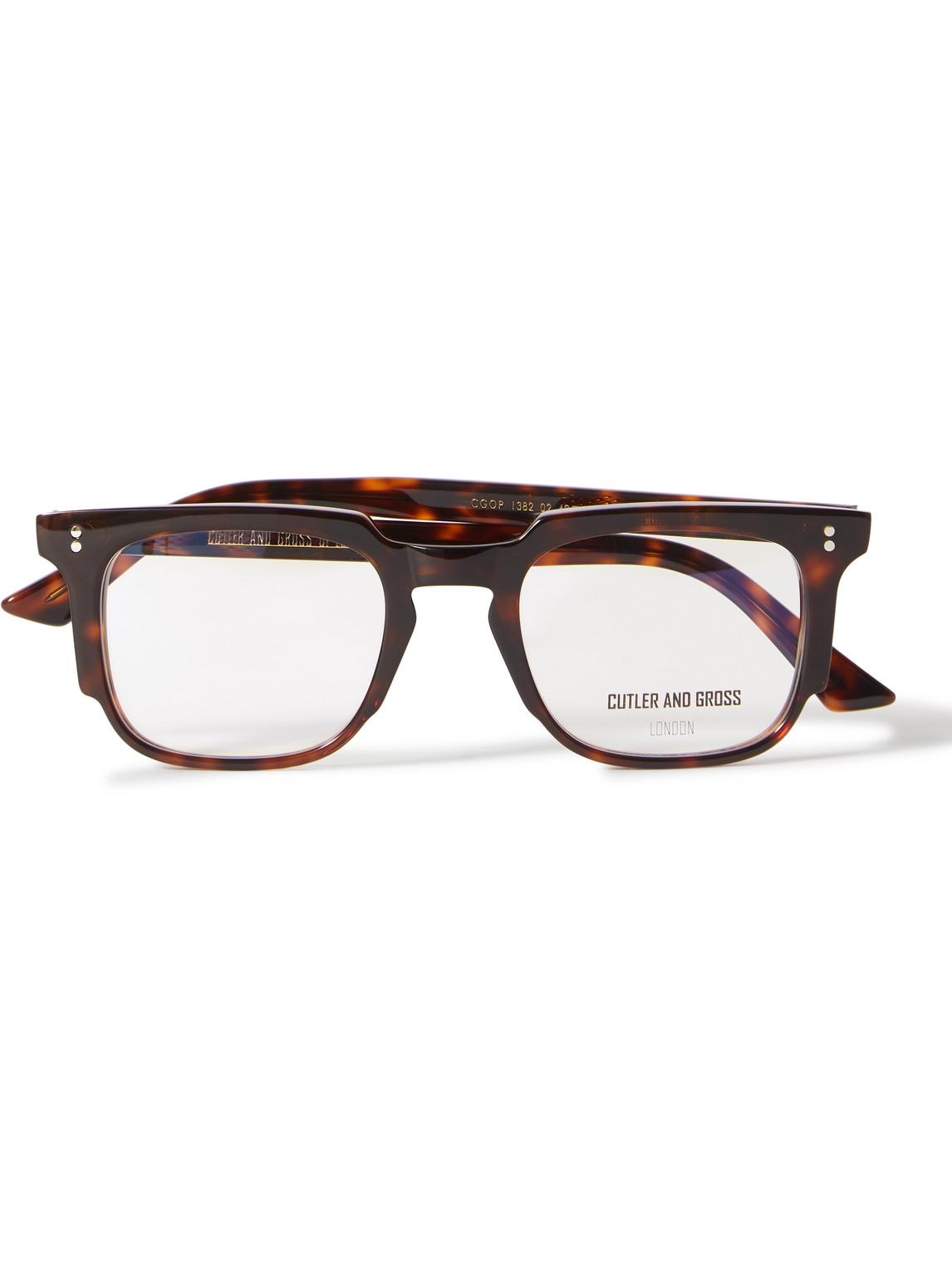 Cutler And Gross Square-frame Optical Glasses In Brown