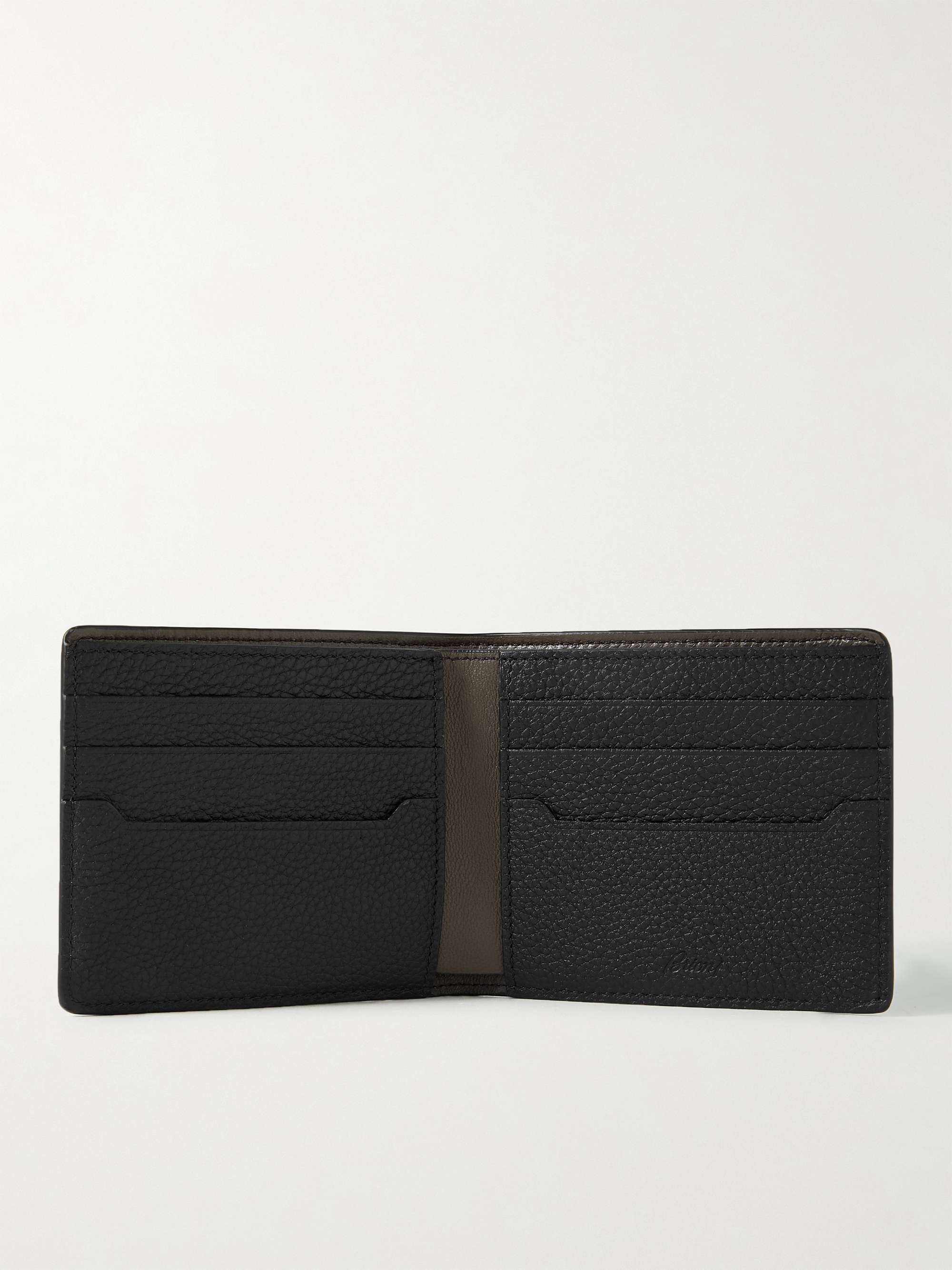 BRIONI Full-Grain Leather Billfold Wallet