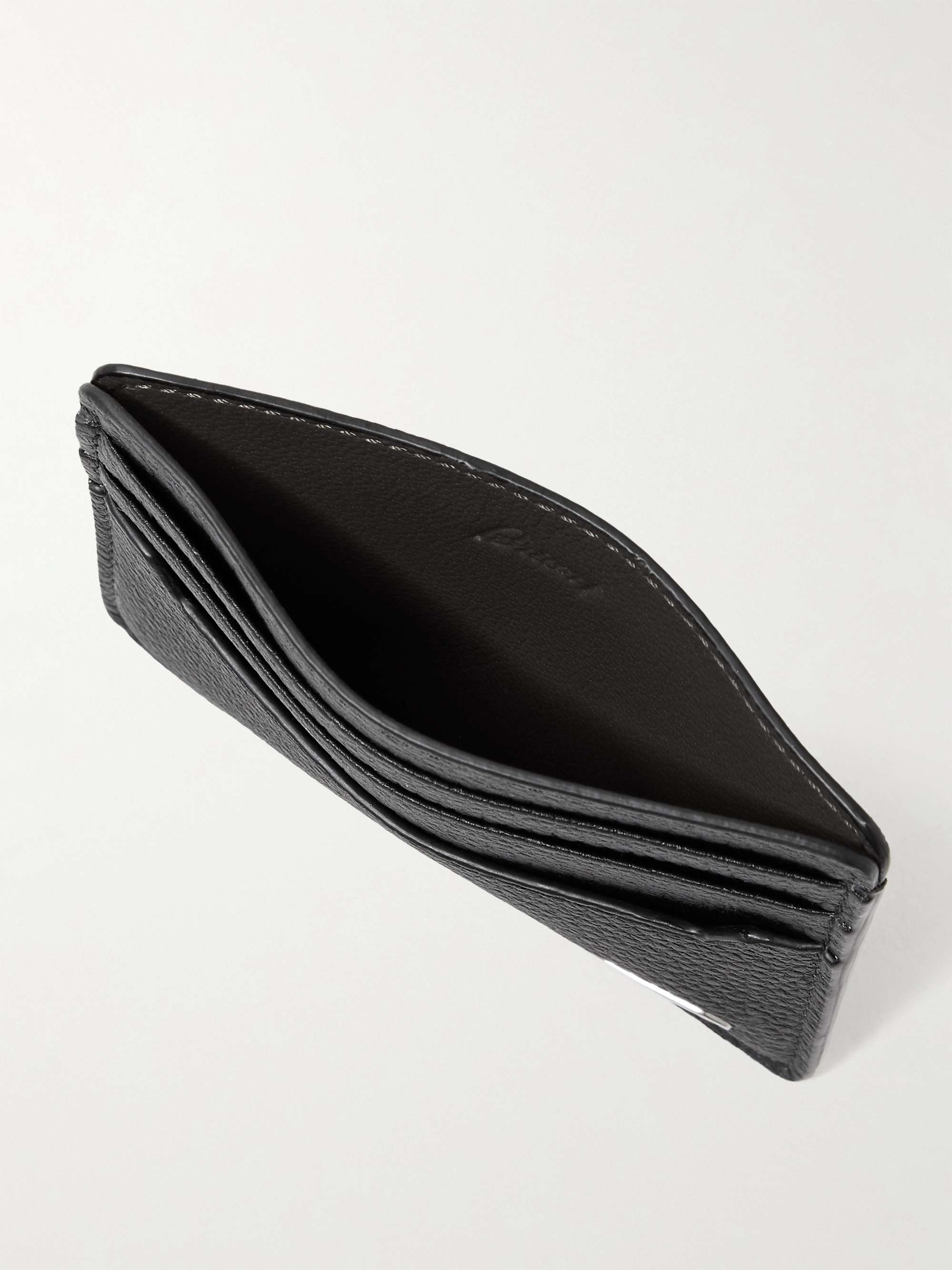 BRIONI Full-Grain Leather Cardholder