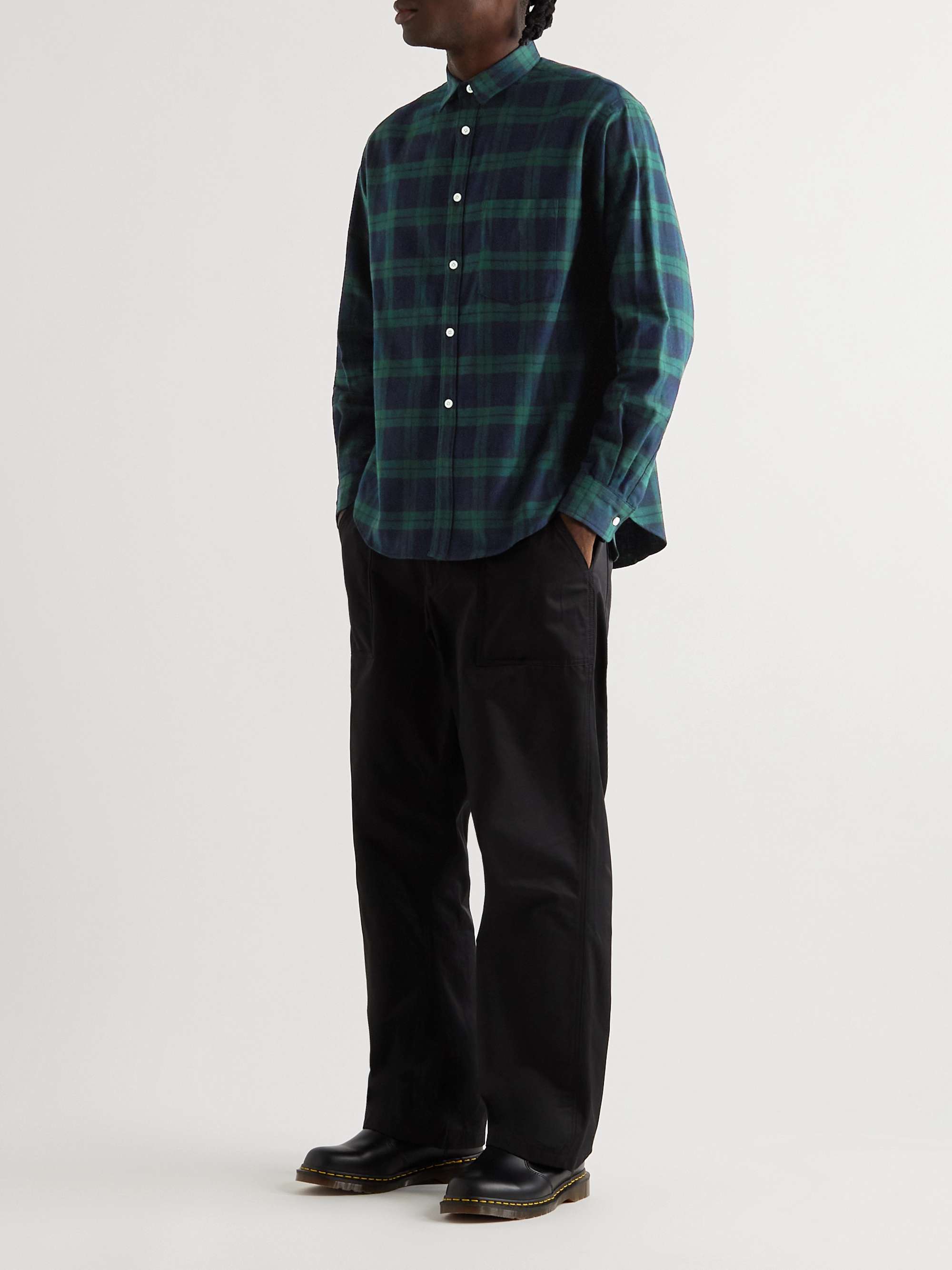 FLAGSTUFF Checked Cotton-Flannel Shirt