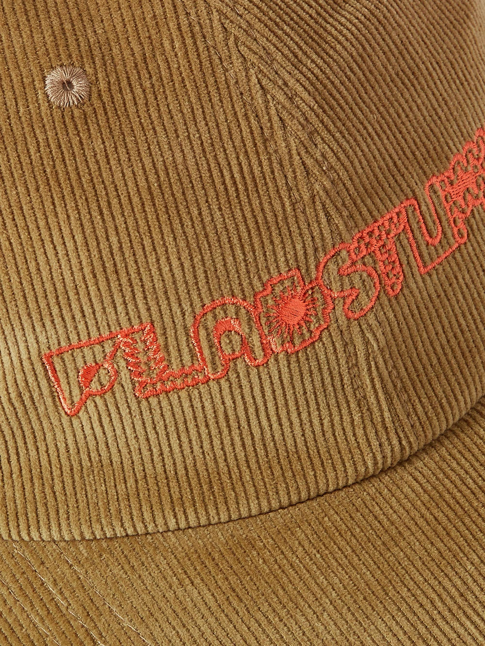 FLAGSTUFF Logo-Embroidered Cotton-Corduroy Baseball Cap