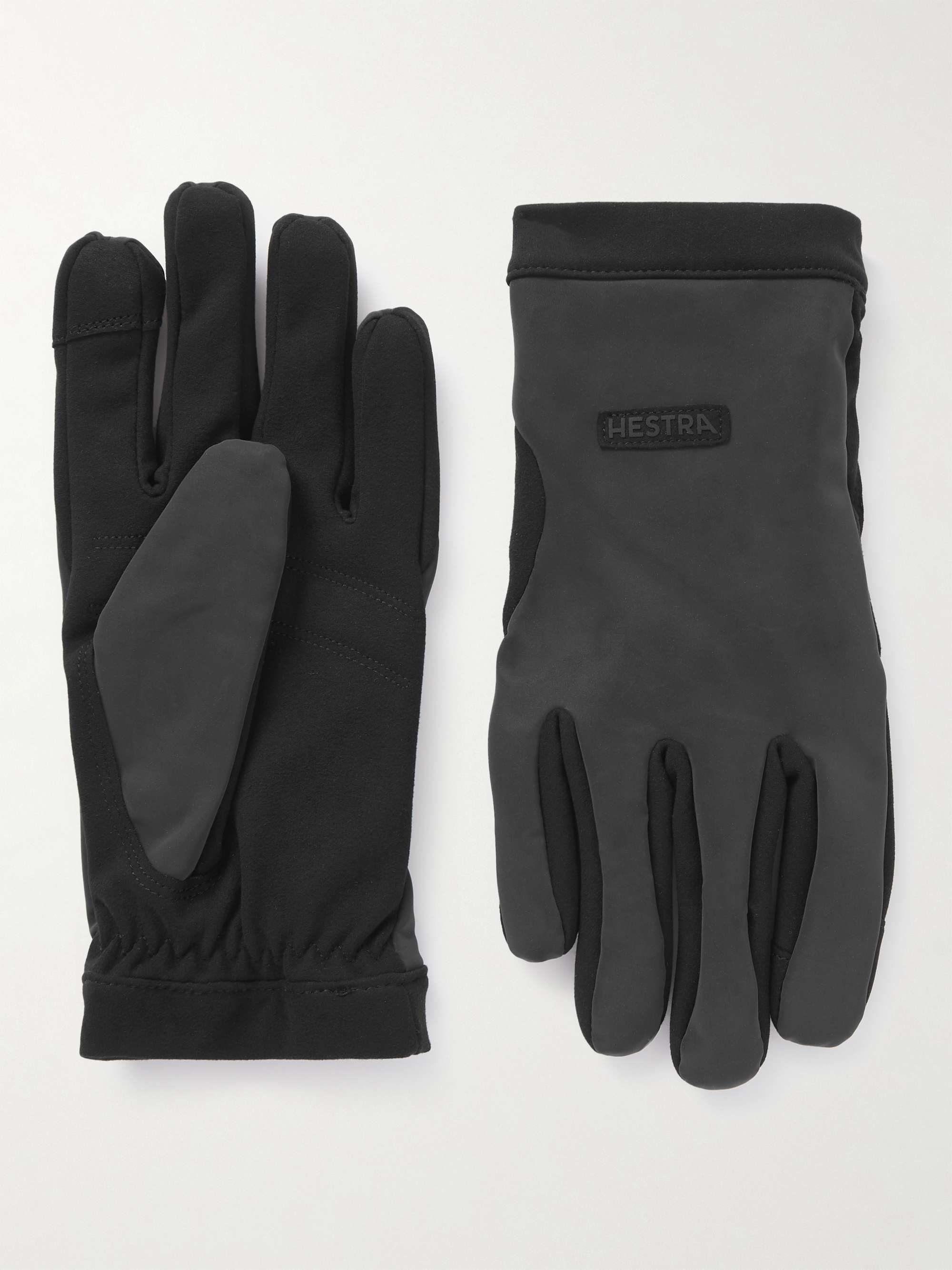 HESTRA Mason Touchscreen Fleece-Lined Stretch-Shell Gloves