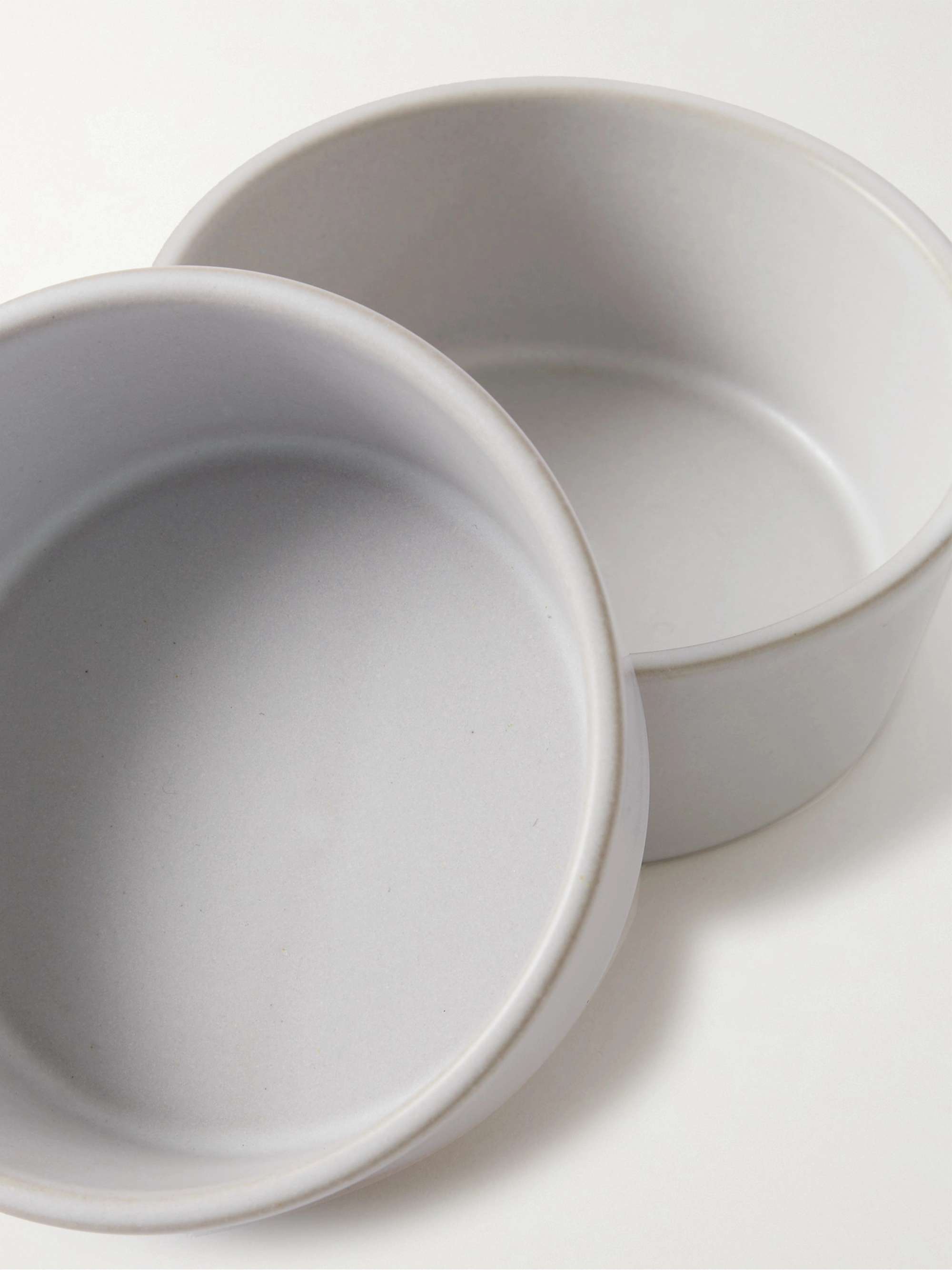 BY JAPAN + SyuRo Set of Two Medium Glazed Ceramic Bowls