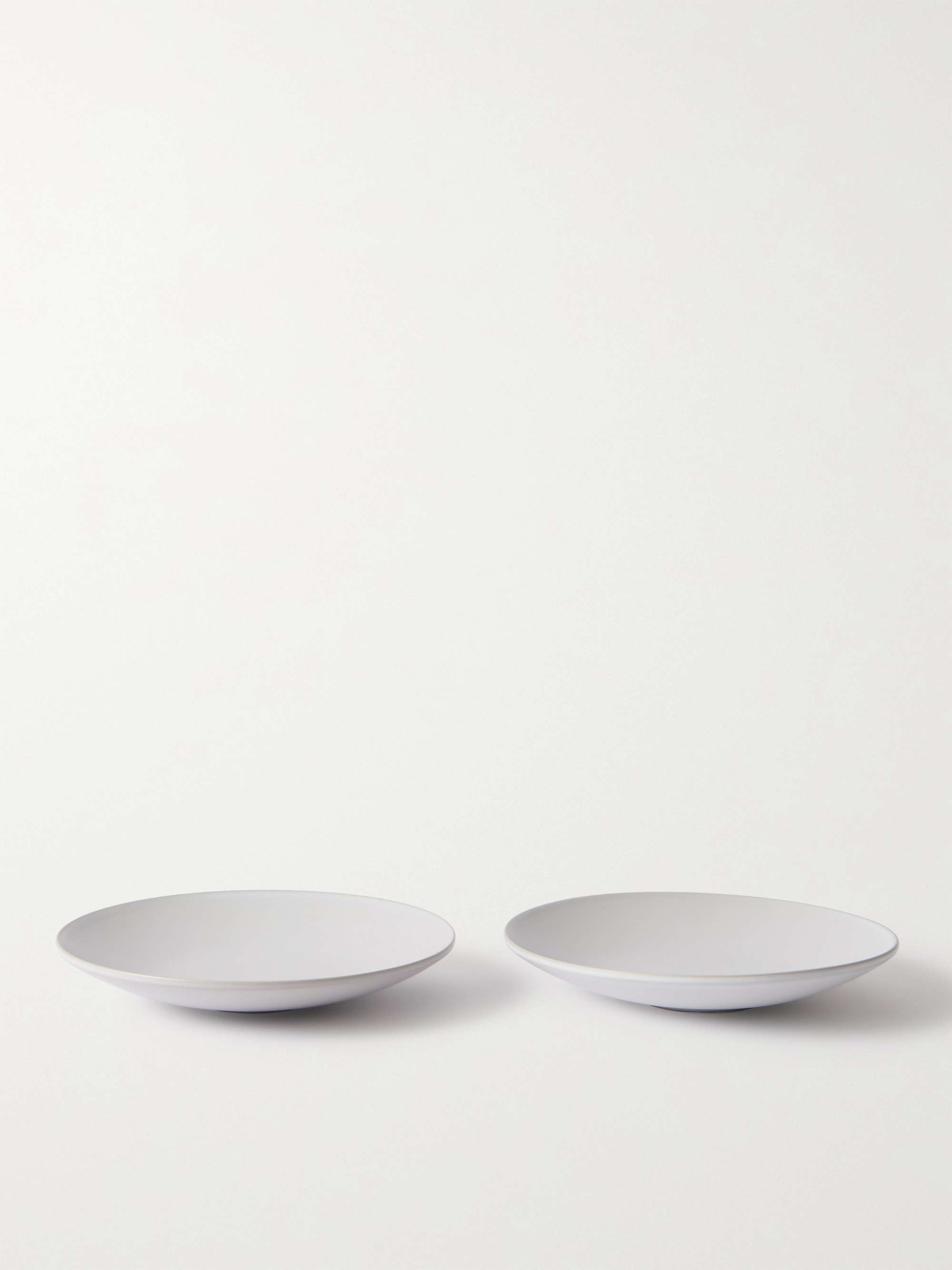 BY JAPAN + SyuRo Set of Two Medium Stoneware Plates