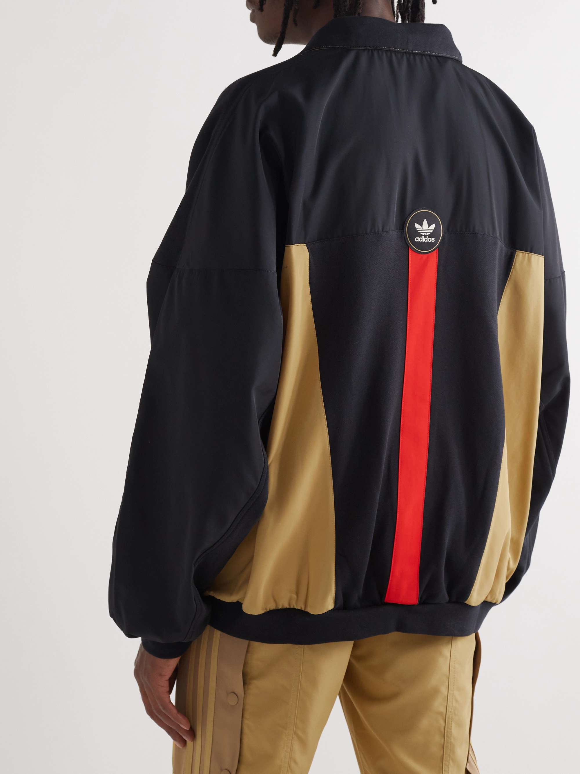 ADIDAS CONSORTIUM + Midwest Kids Recycled Canvas-Panelled Cotton-Jersey Jacket