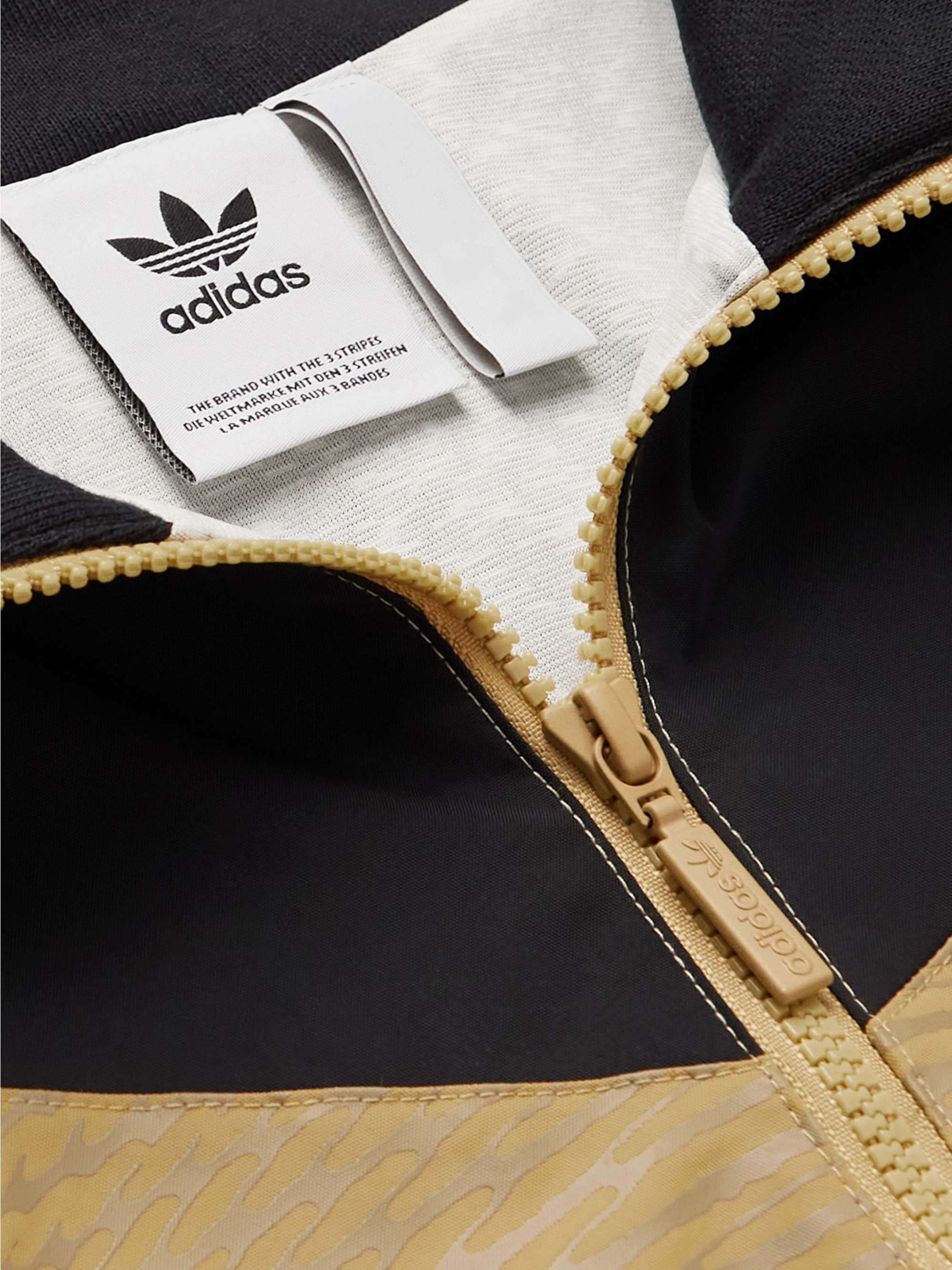 ADIDAS CONSORTIUM + Midwest Kids Recycled Canvas-Panelled Cotton-Jersey Jacket