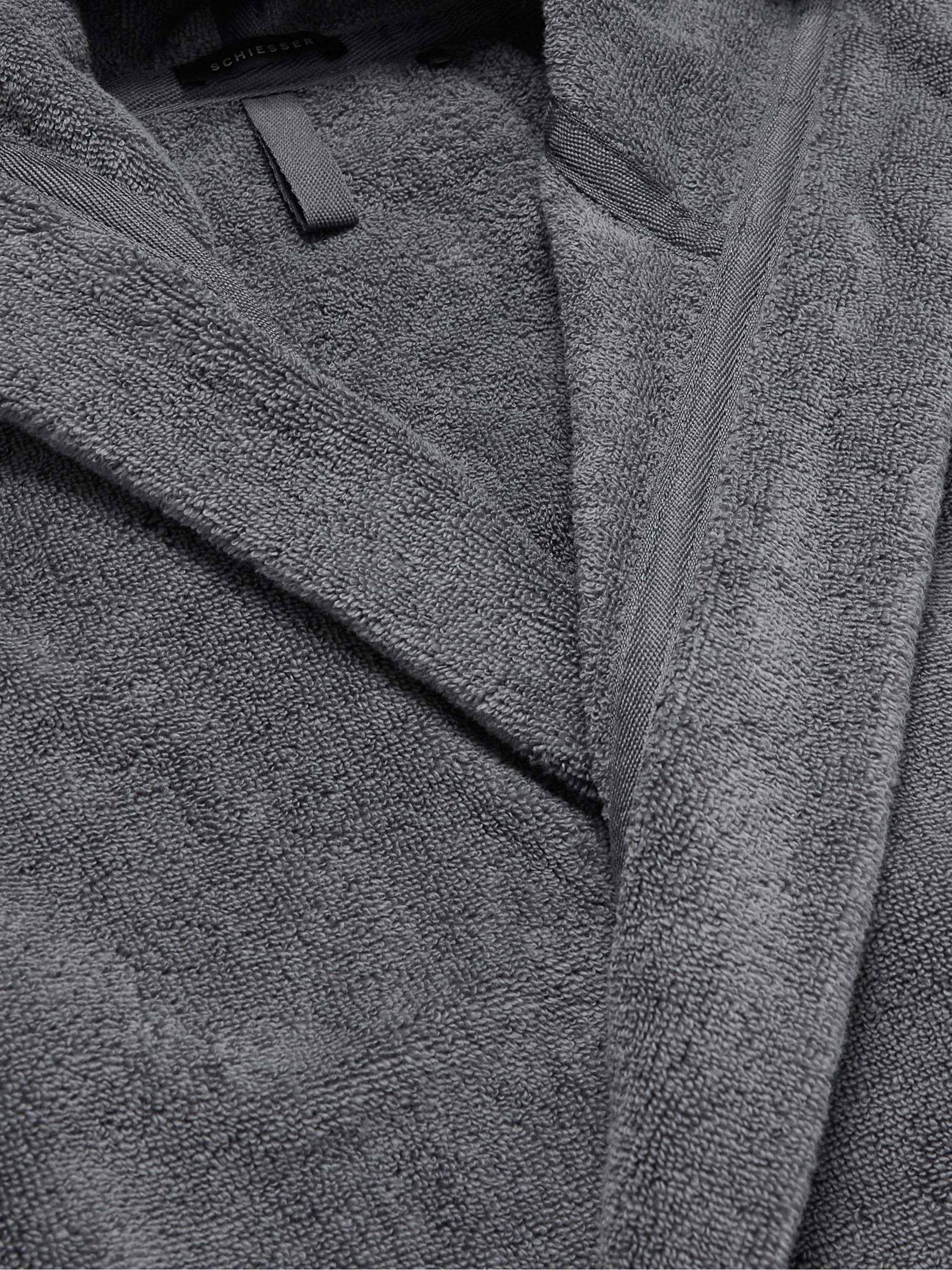 SCHIESSER Cotton-Terry Hooded Robe