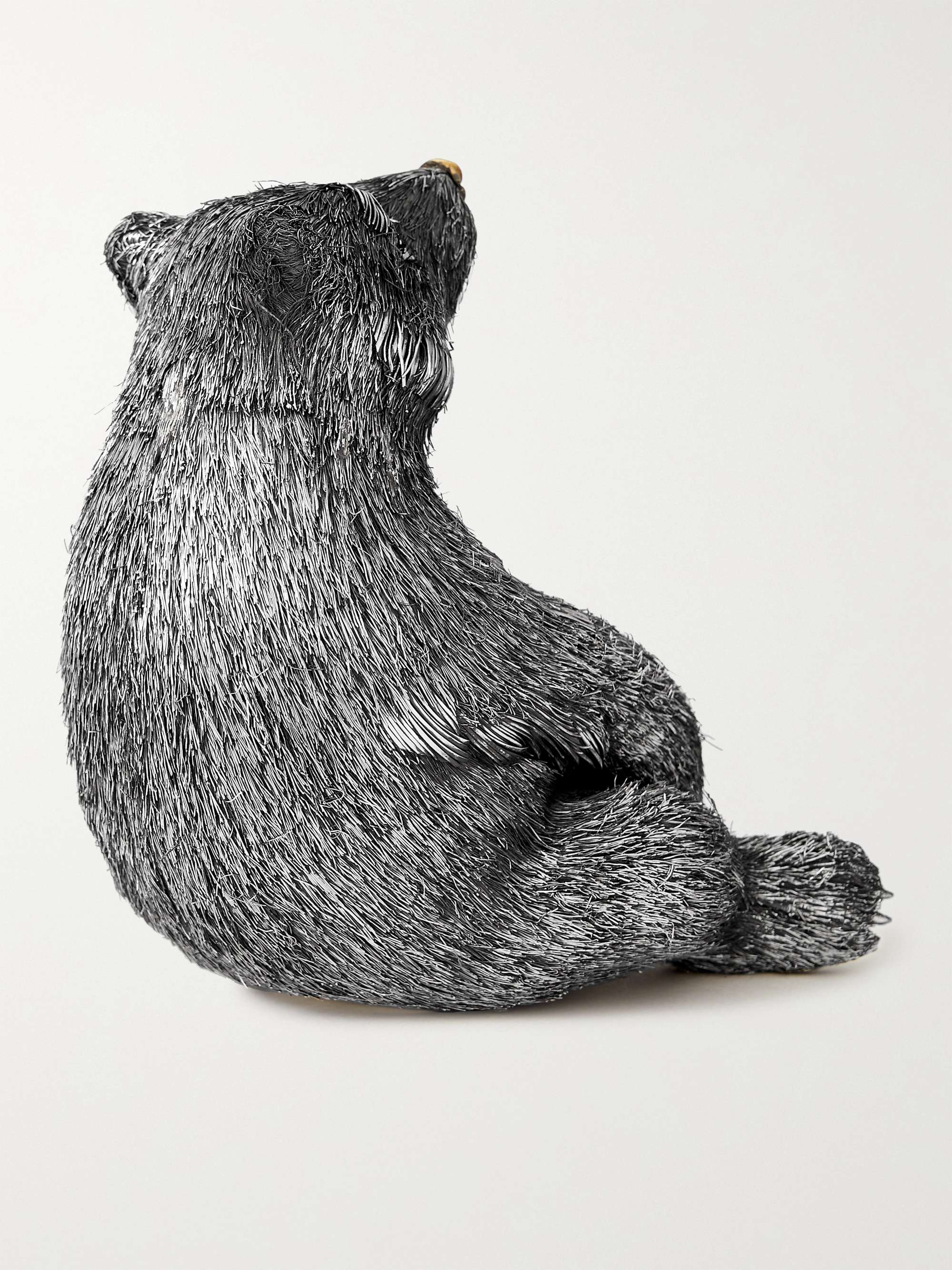 BUCCELLATI Bear Silver and Gold-Plated Ornament