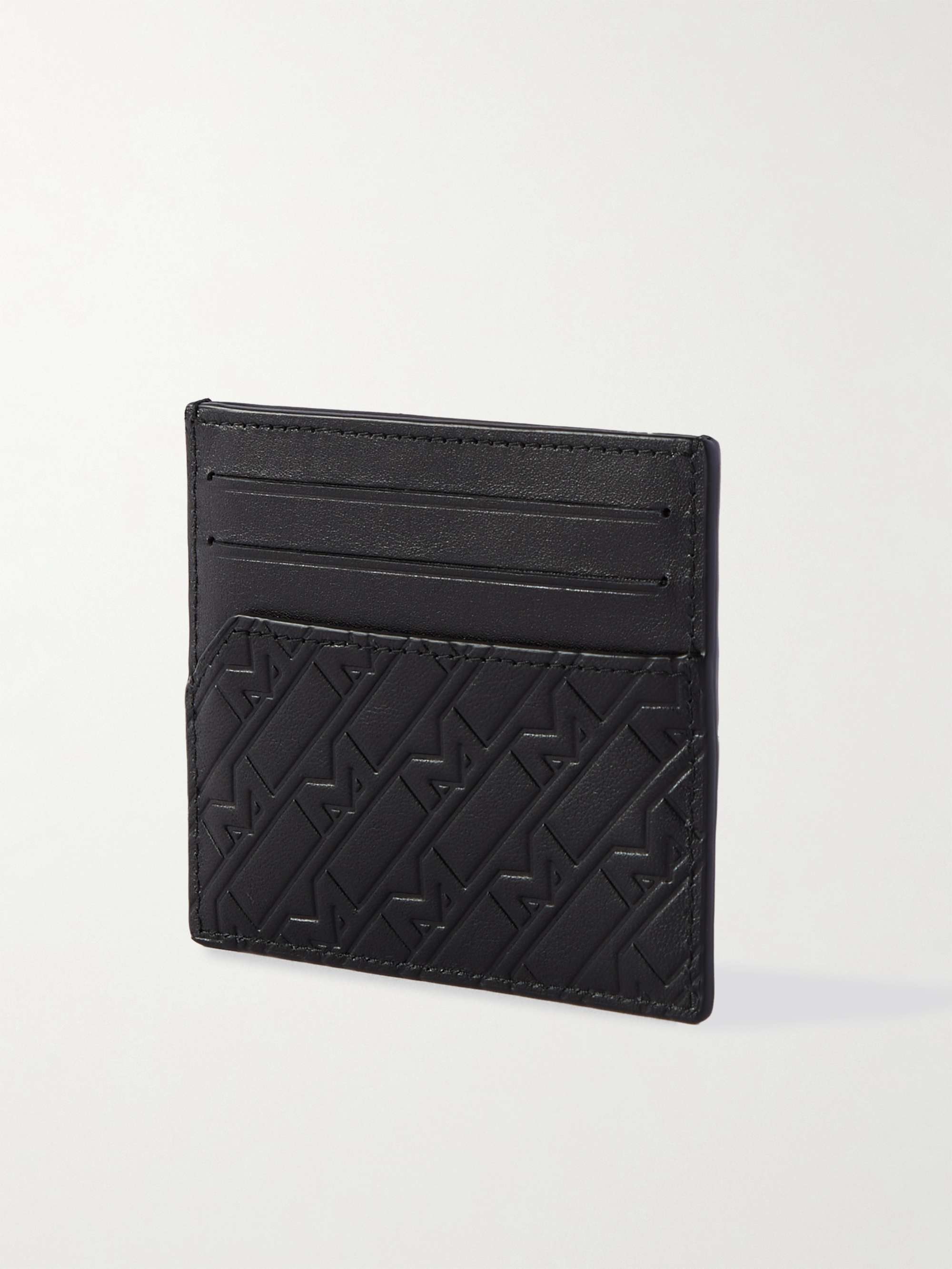 MONTBLANC Logo-Embossed Leather Cardholder