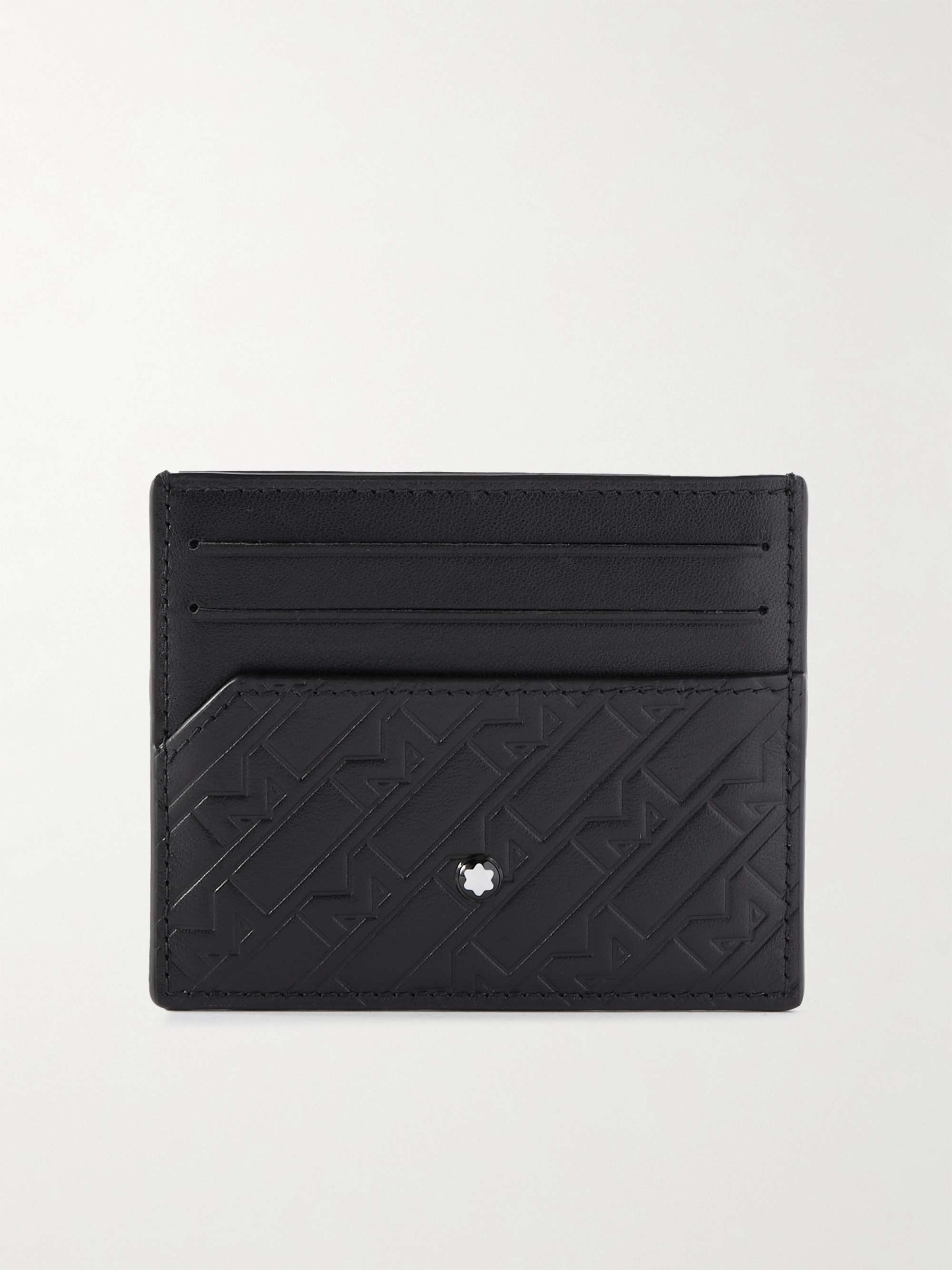 MONTBLANC Logo-Embossed Leather Cardholder