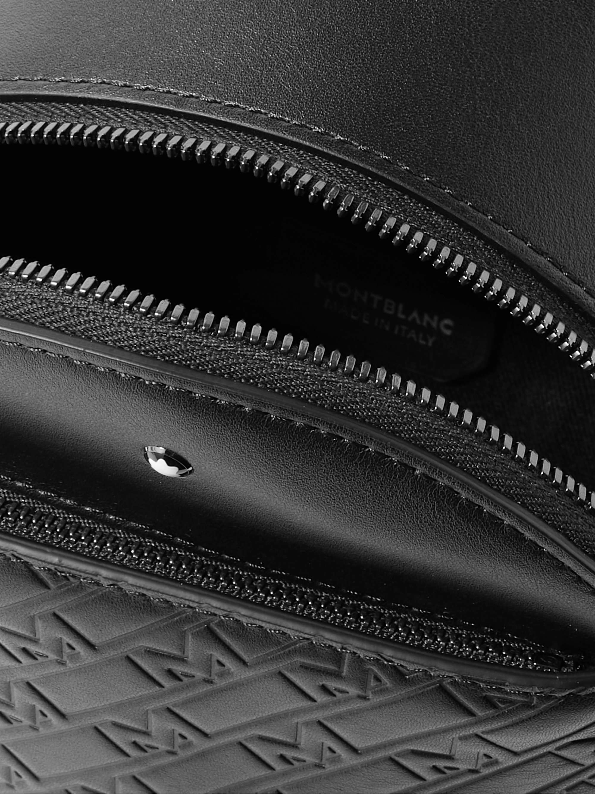 MONTBLANC M_Gram 4810 Logo-Embossed Leather Sling Backpack