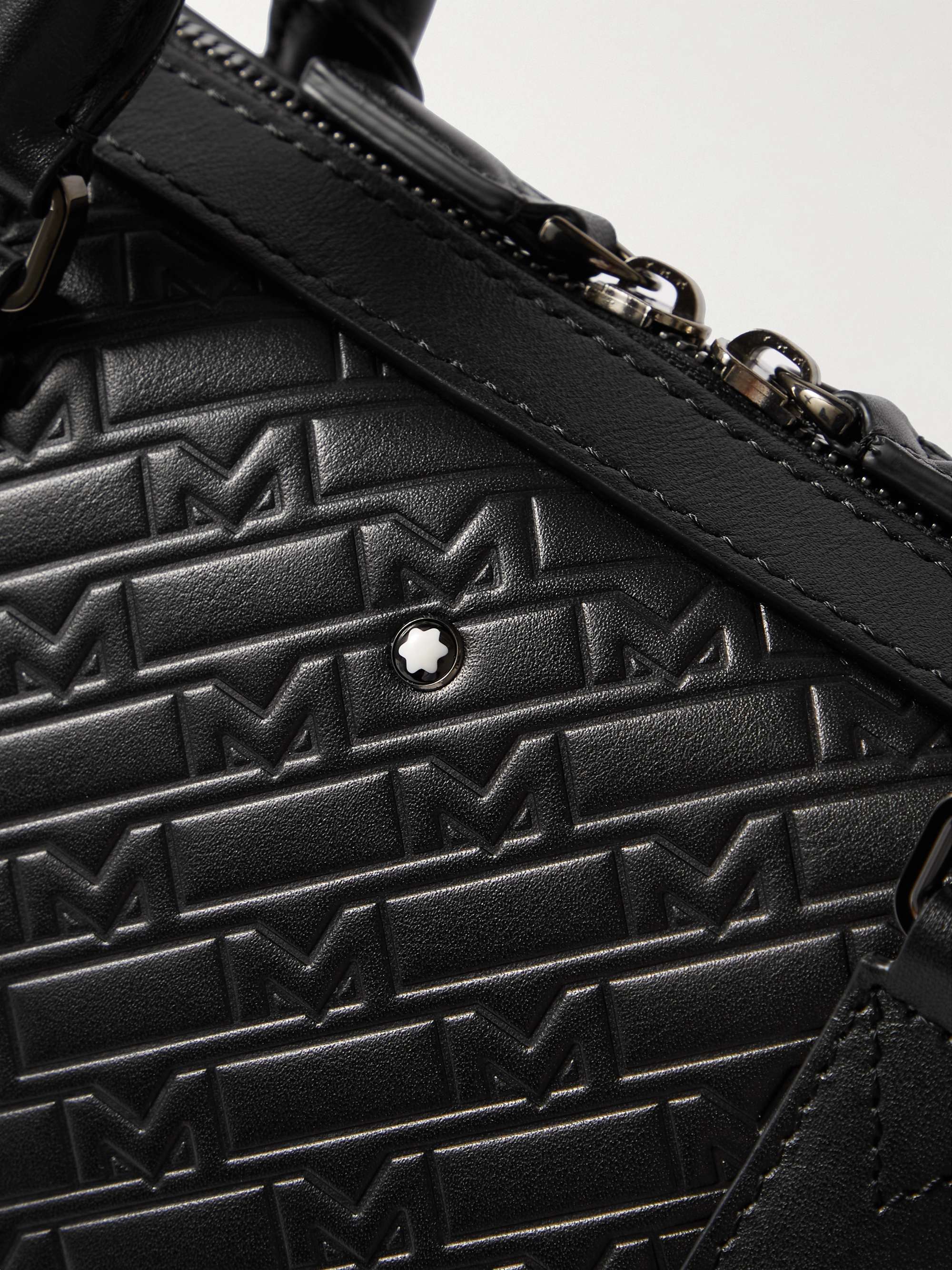 MONTBLANC Logo-Debossed Leather Briefcase