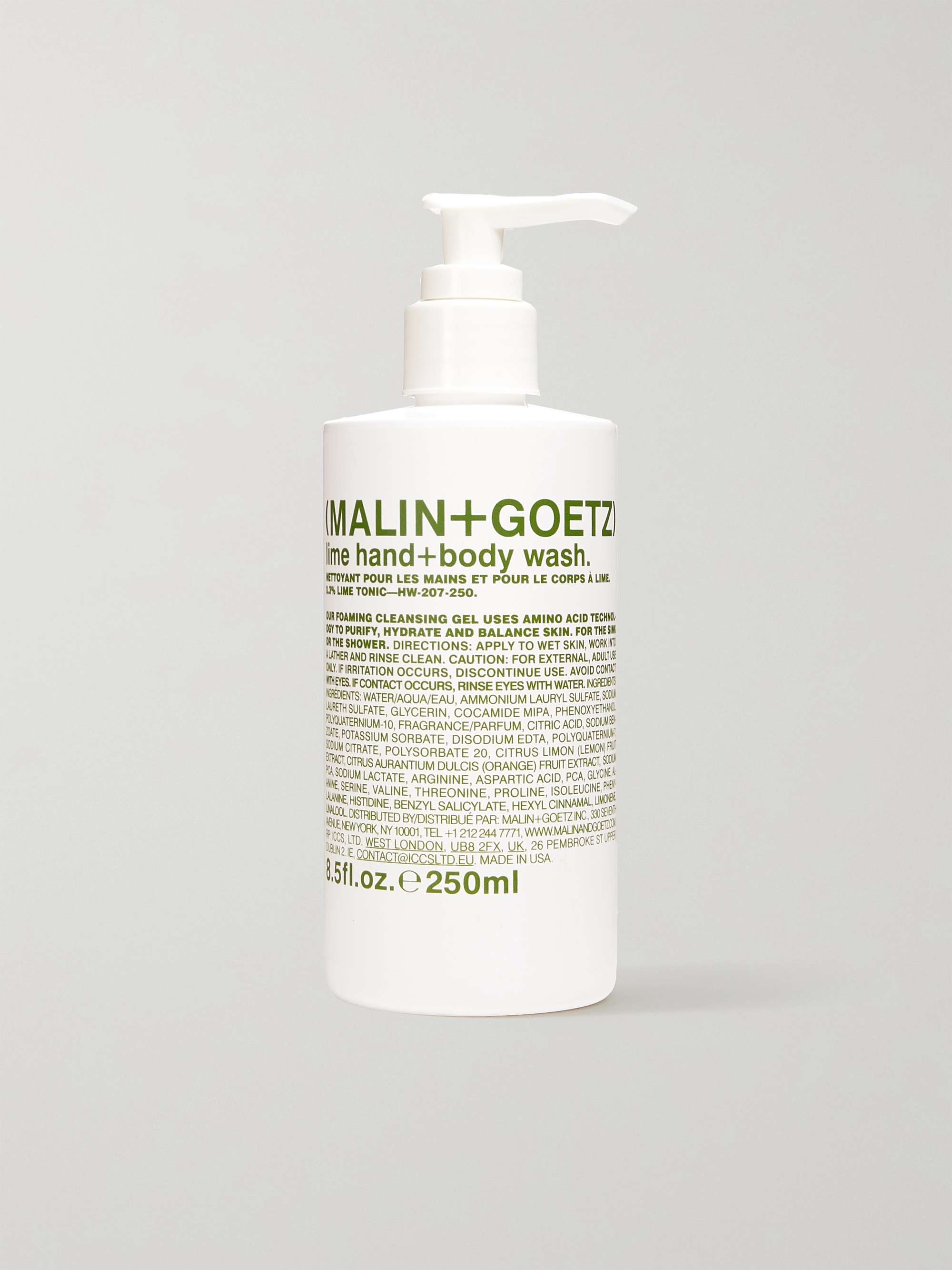 MALIN + GOETZ Lime Hand + Body Wash, 250ml