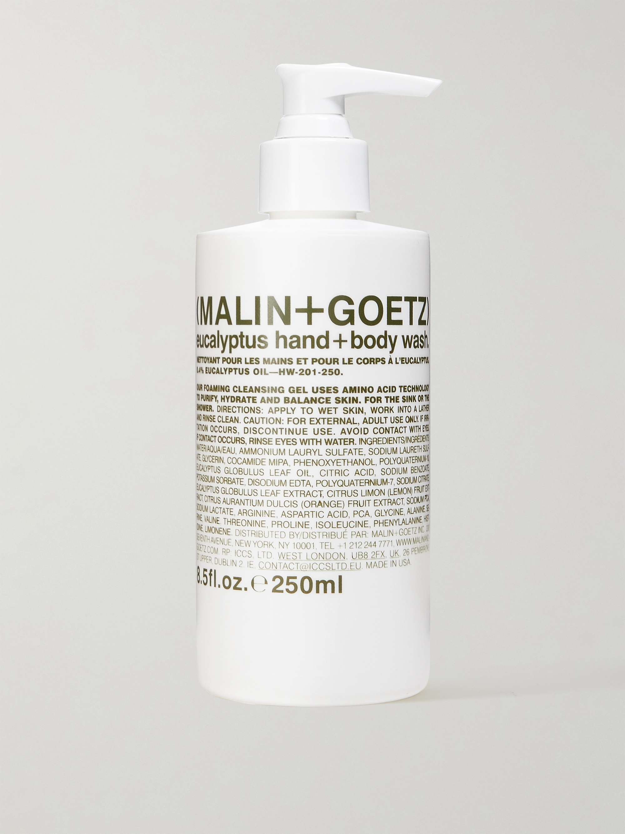 MALIN + GOETZ Eucalyptus Hand + Body Wash, 250ml