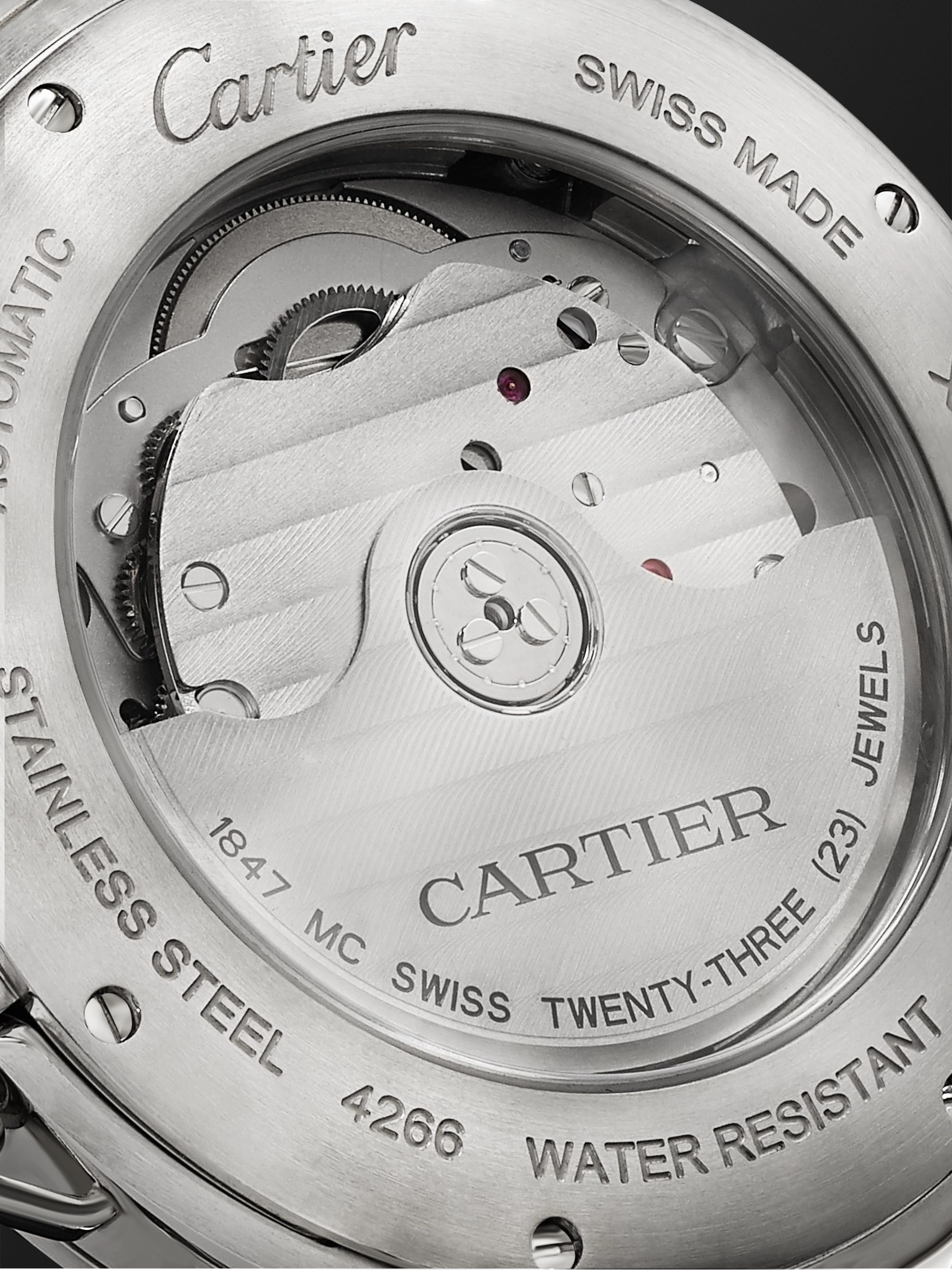 CARTIER Pasha de Cartier Automatic 41mm Stainless Steel and Alligator Watch, Ref. No. WSPA 0009