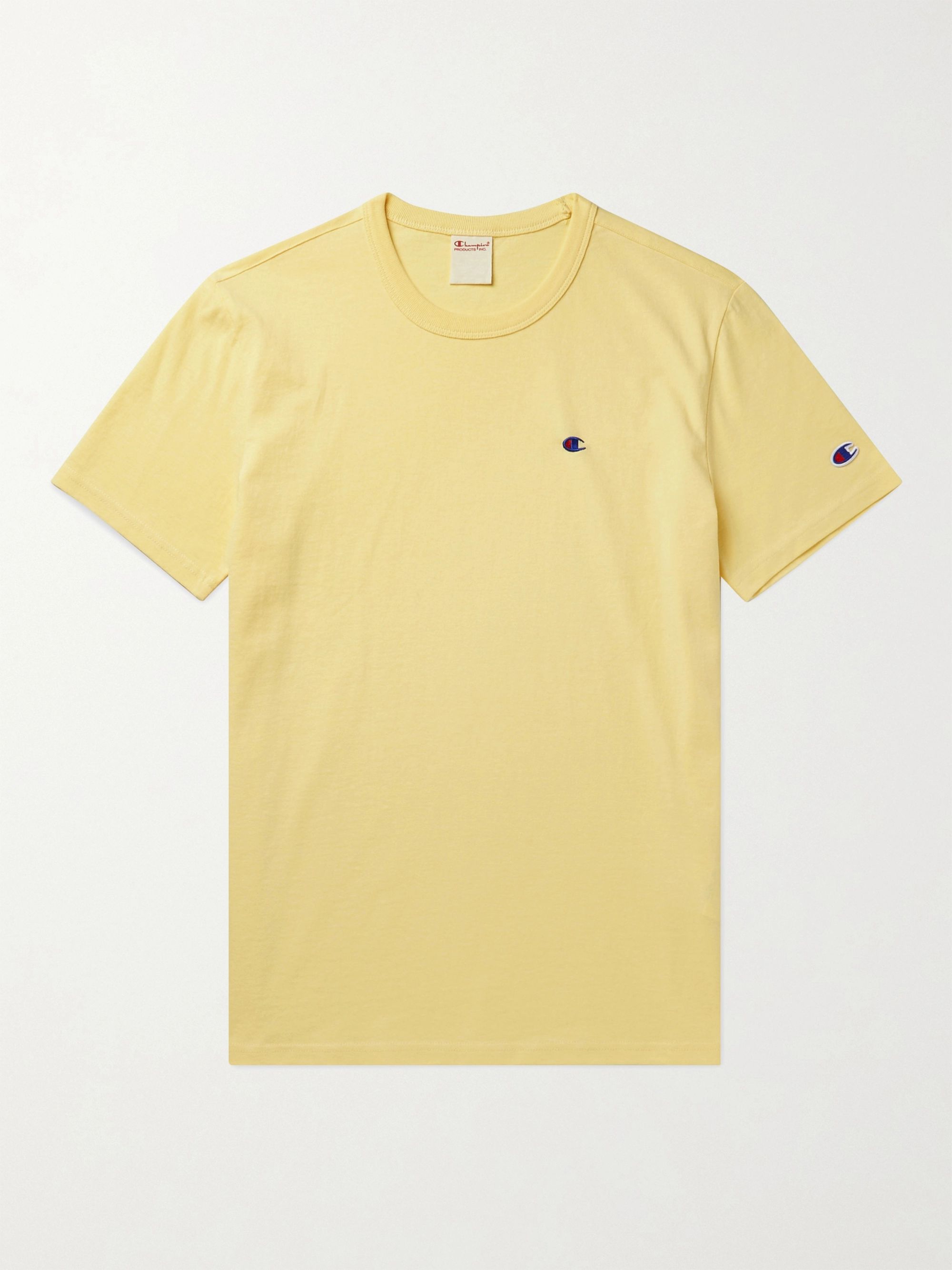 yellow t shirt champion
