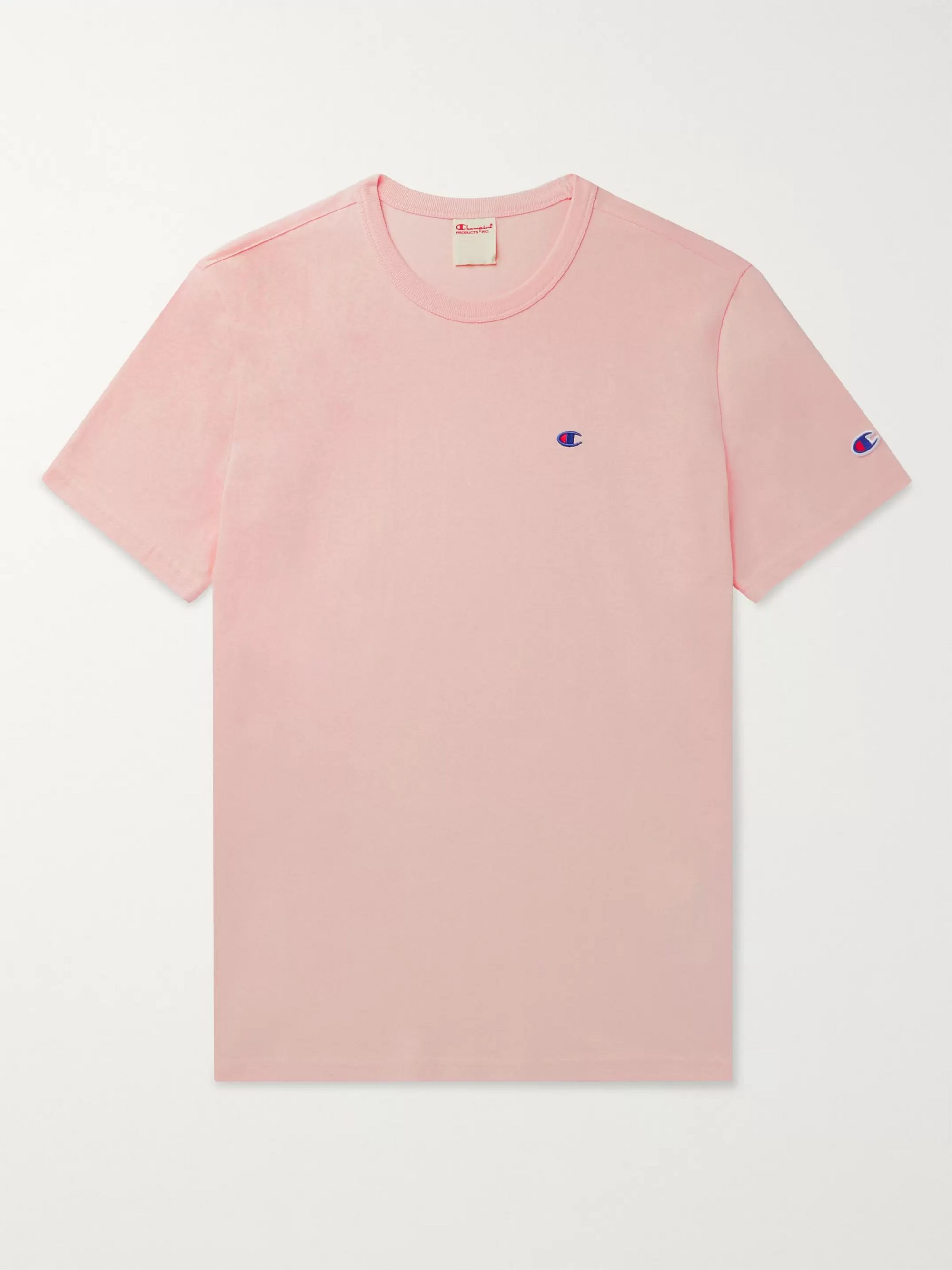 pink champion t shirt