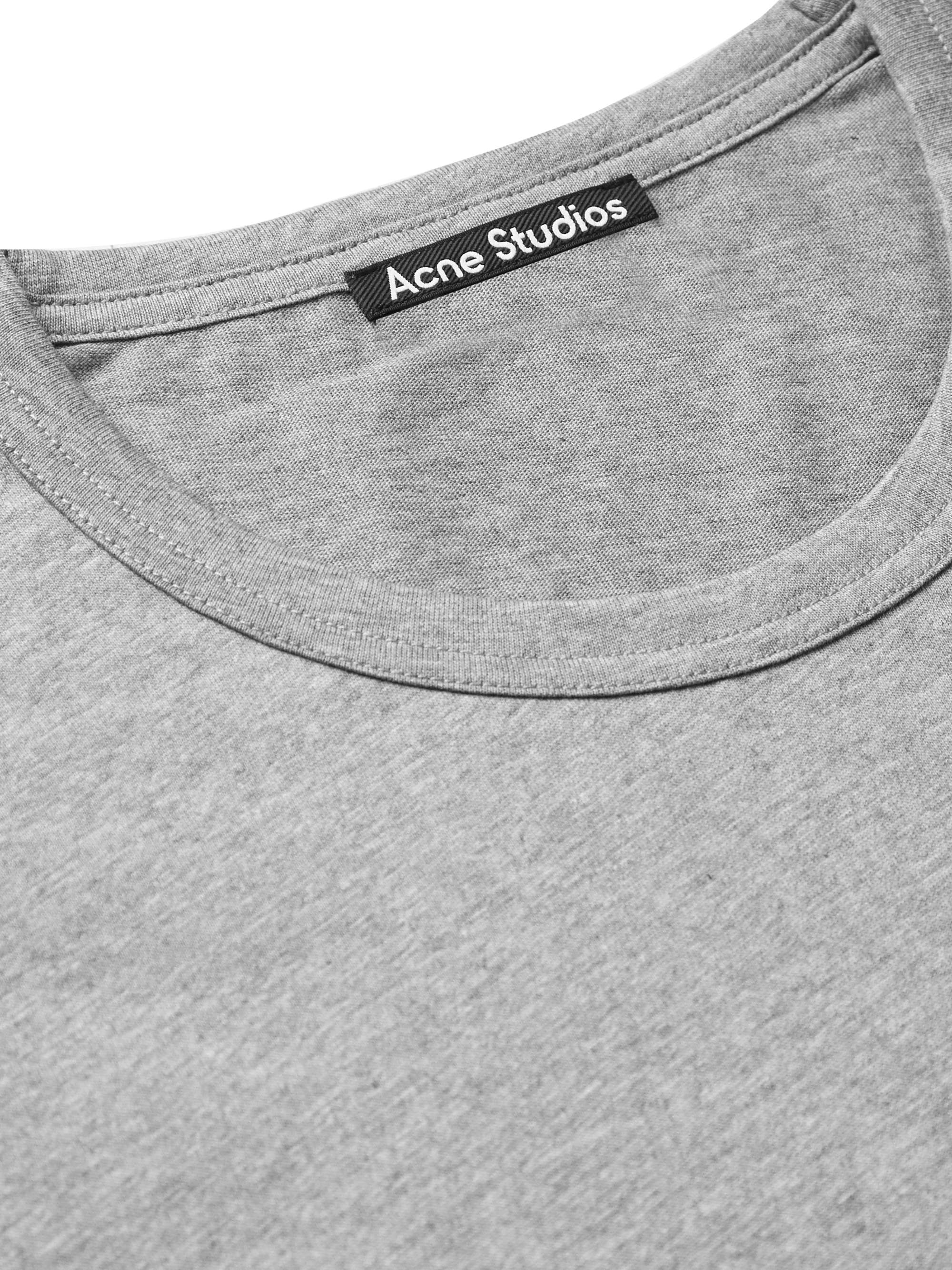 ACNE STUDIOS Logo-Appliquéd Cotton-Jersey T-Shirt